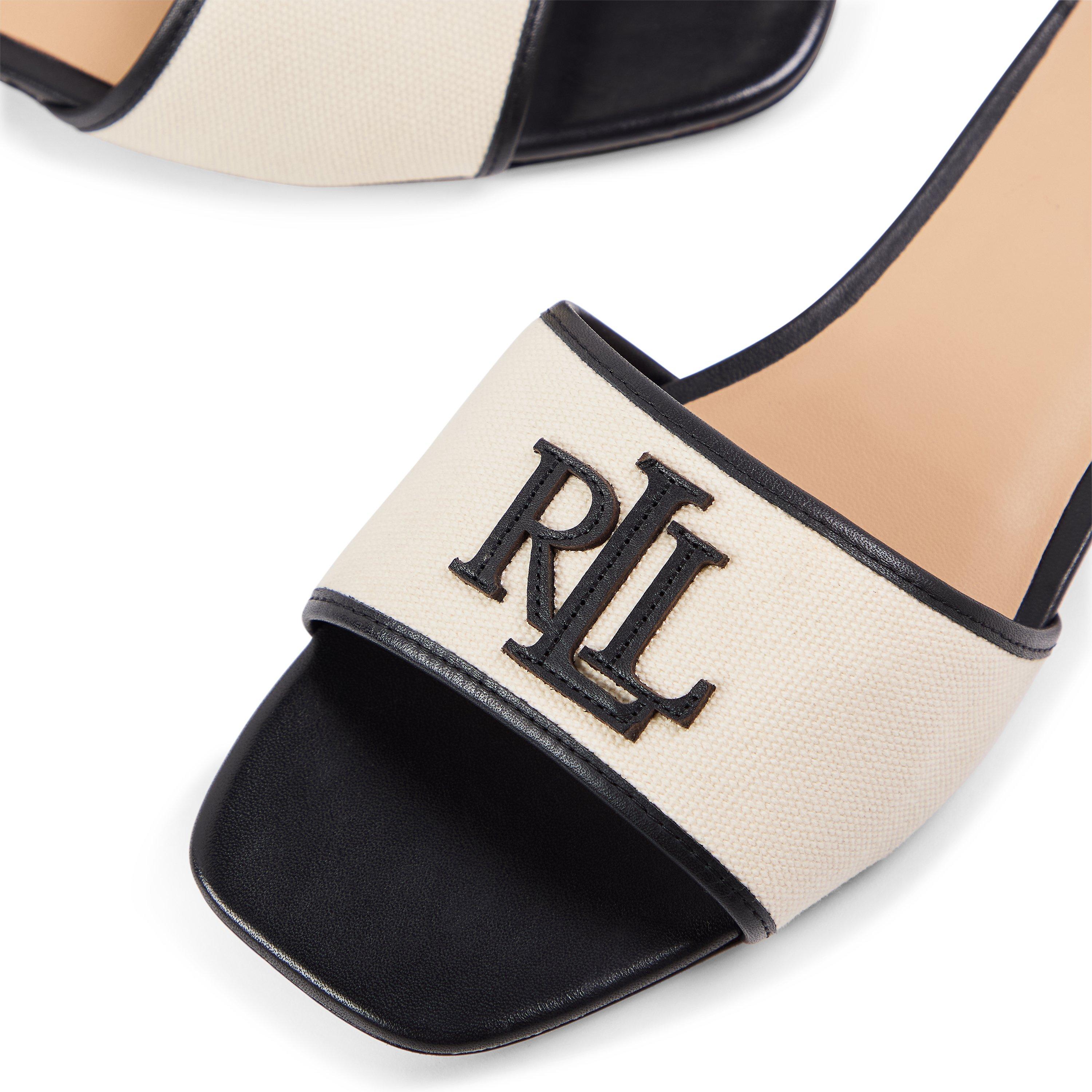 Lauren by Ralph Lauren Women's Everly Real Leather Flat Sandals
