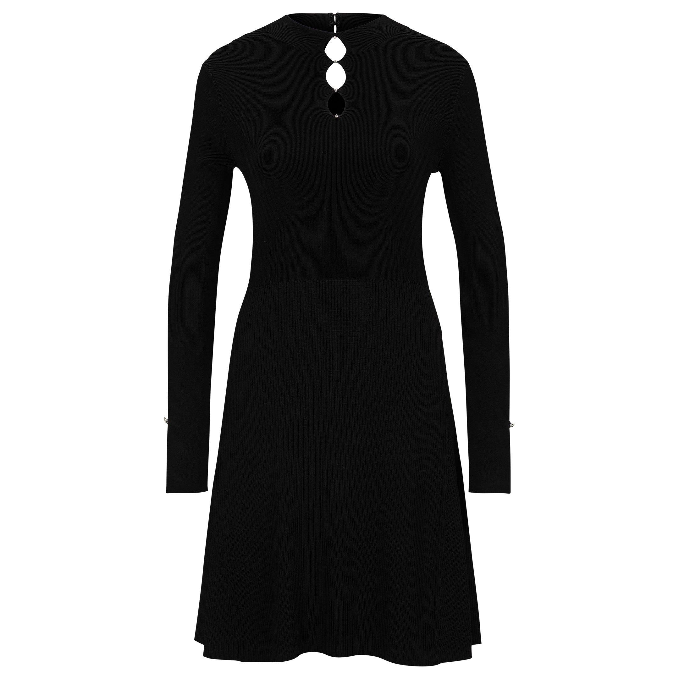 Boss Women's Mini Viscose Knitted Jumper Dress