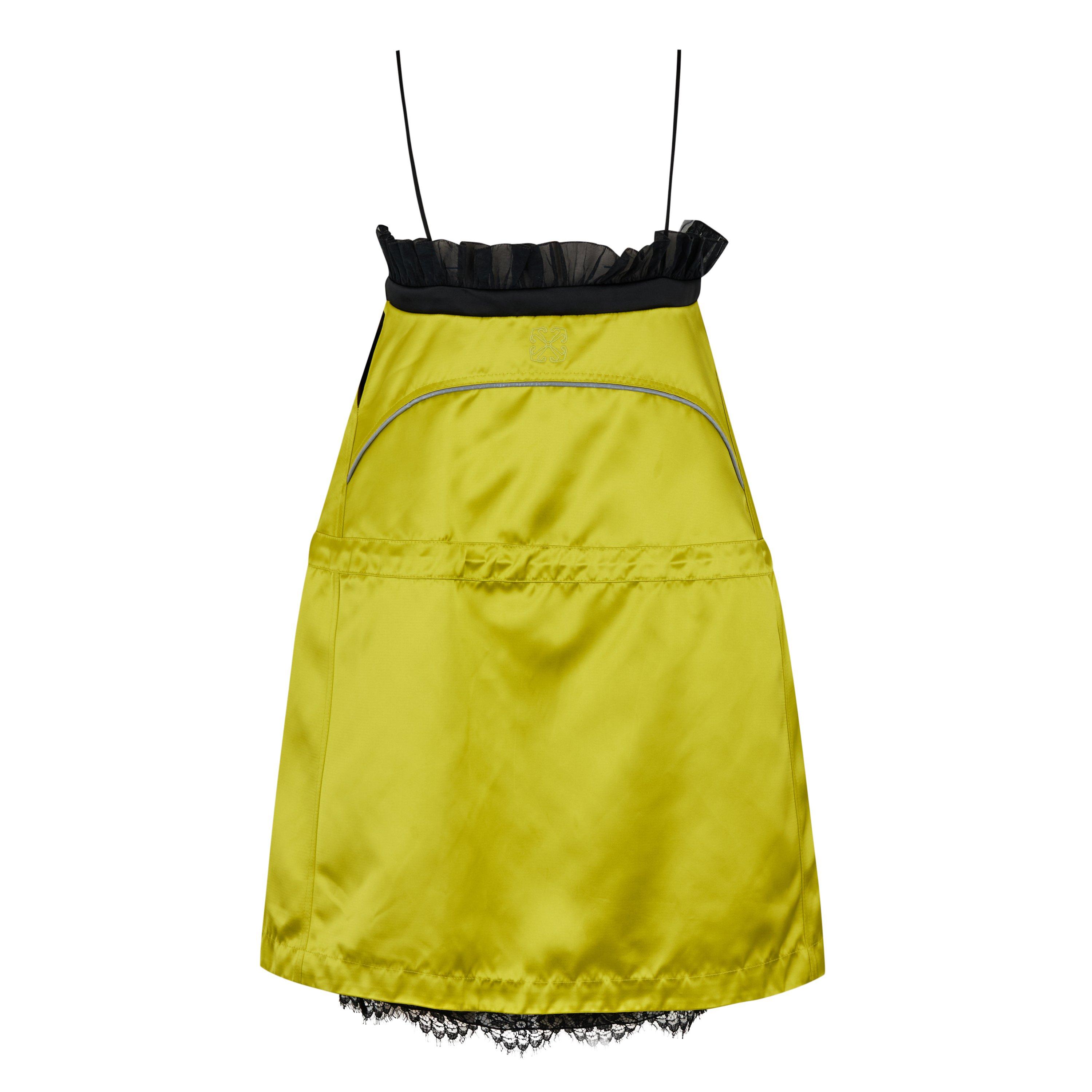 Off White Women's Streamlined Contemporary Mini Dress