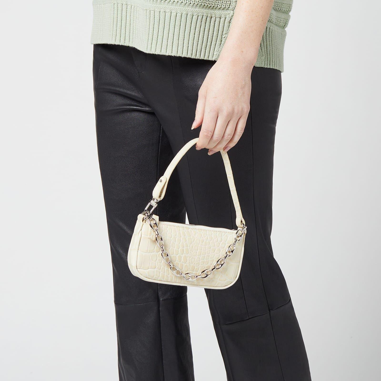 By Far Mini Rachel Croco Bag