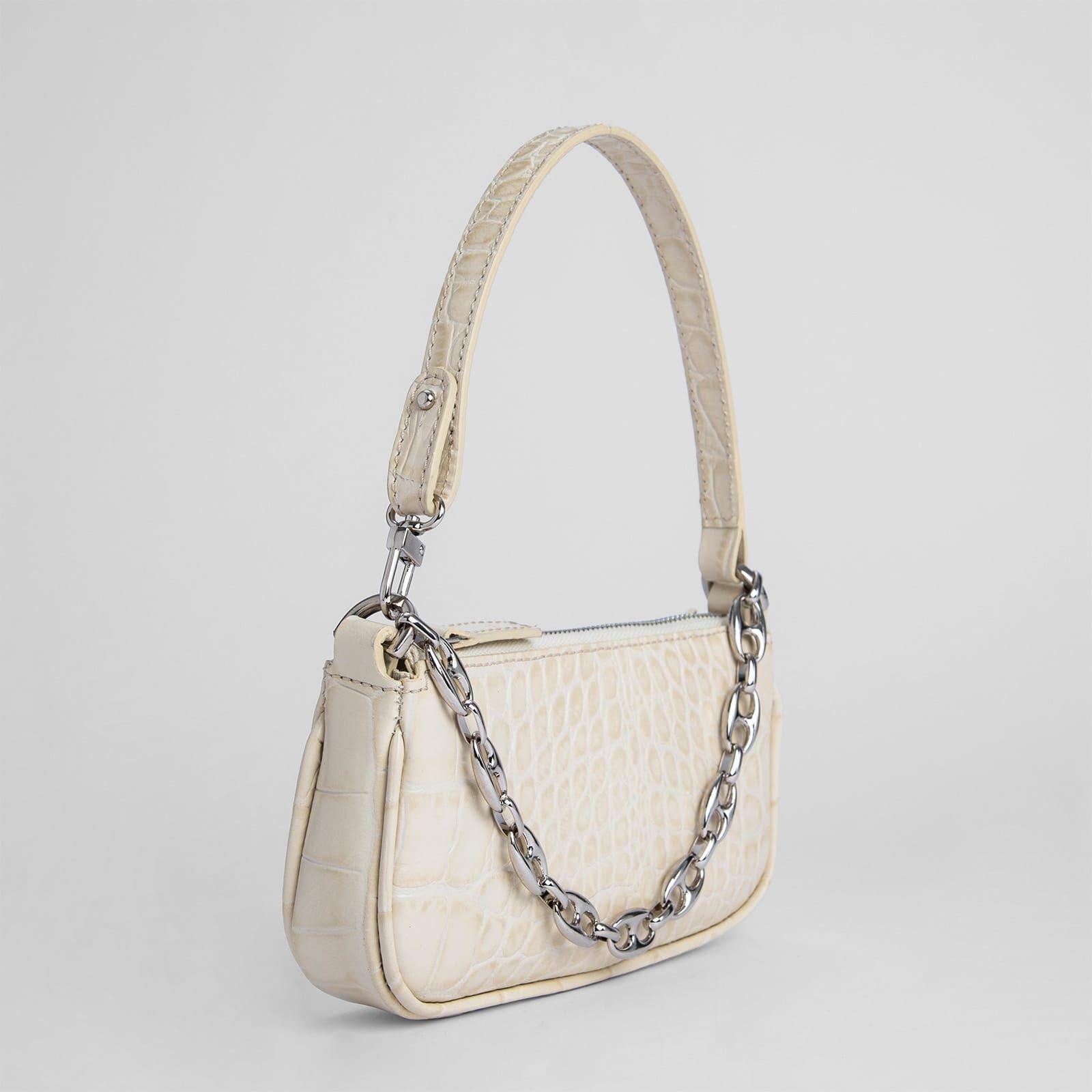 By Far Mini Rachel Croco Bag