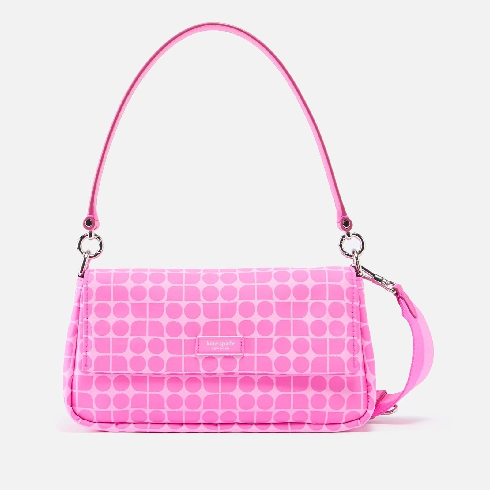 Kate Spade Printed Fabric Convertible Cross Body Bag