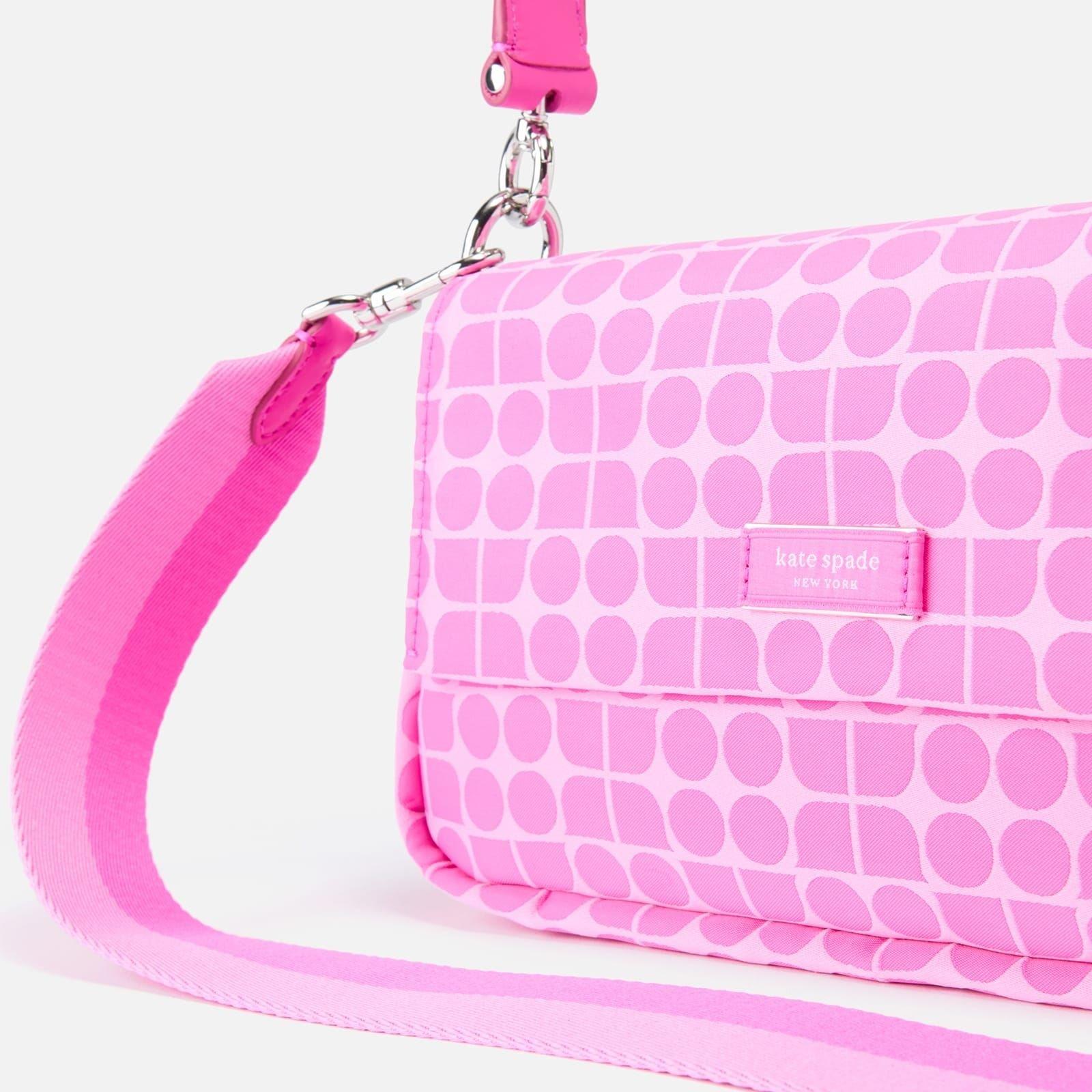 Kate Spade Printed Fabric Convertible Cross Body Bag