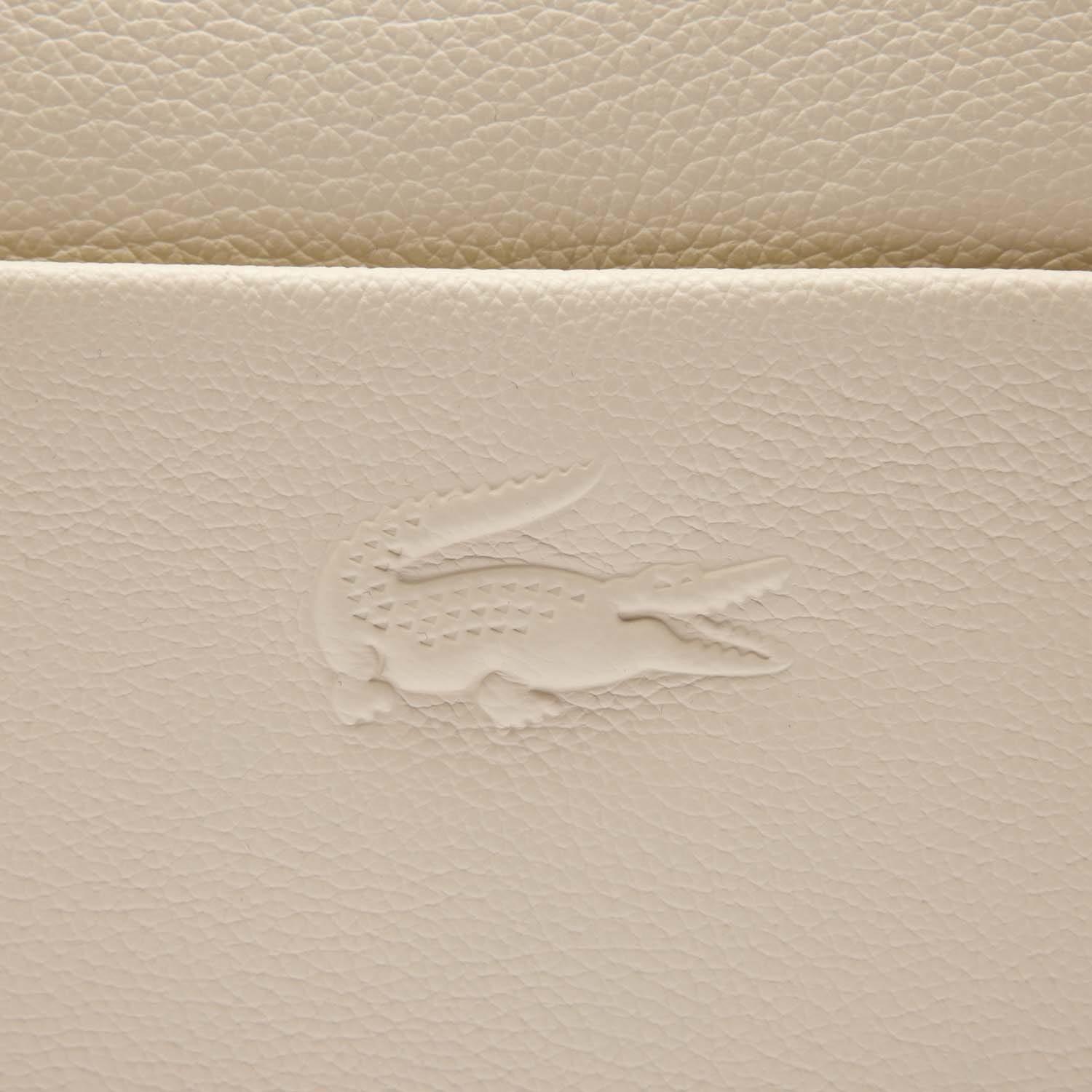 Lacoste City Court Grain Leather Shoulder Bag