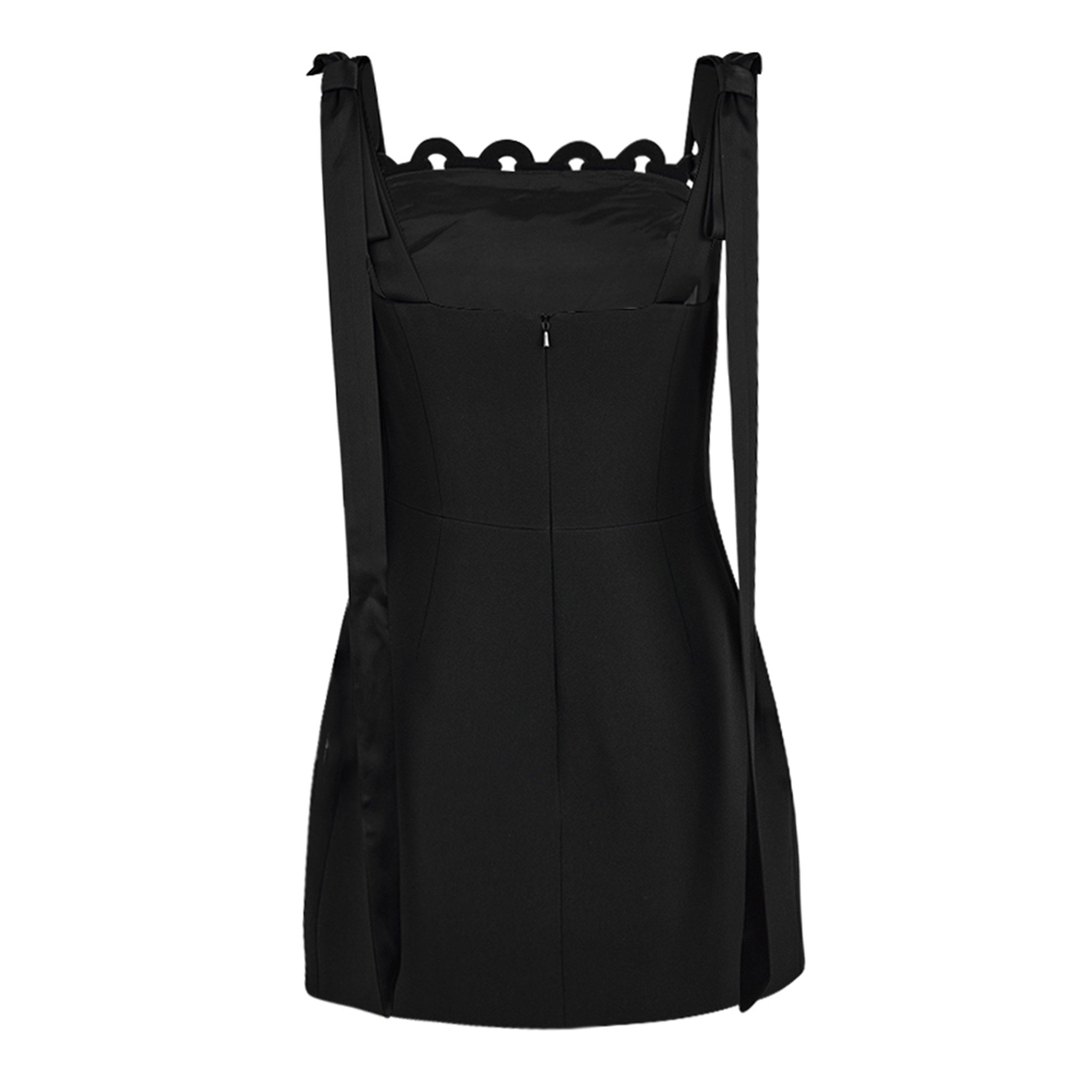 David Koma Women's Crystal Chain Structured Mini Dress