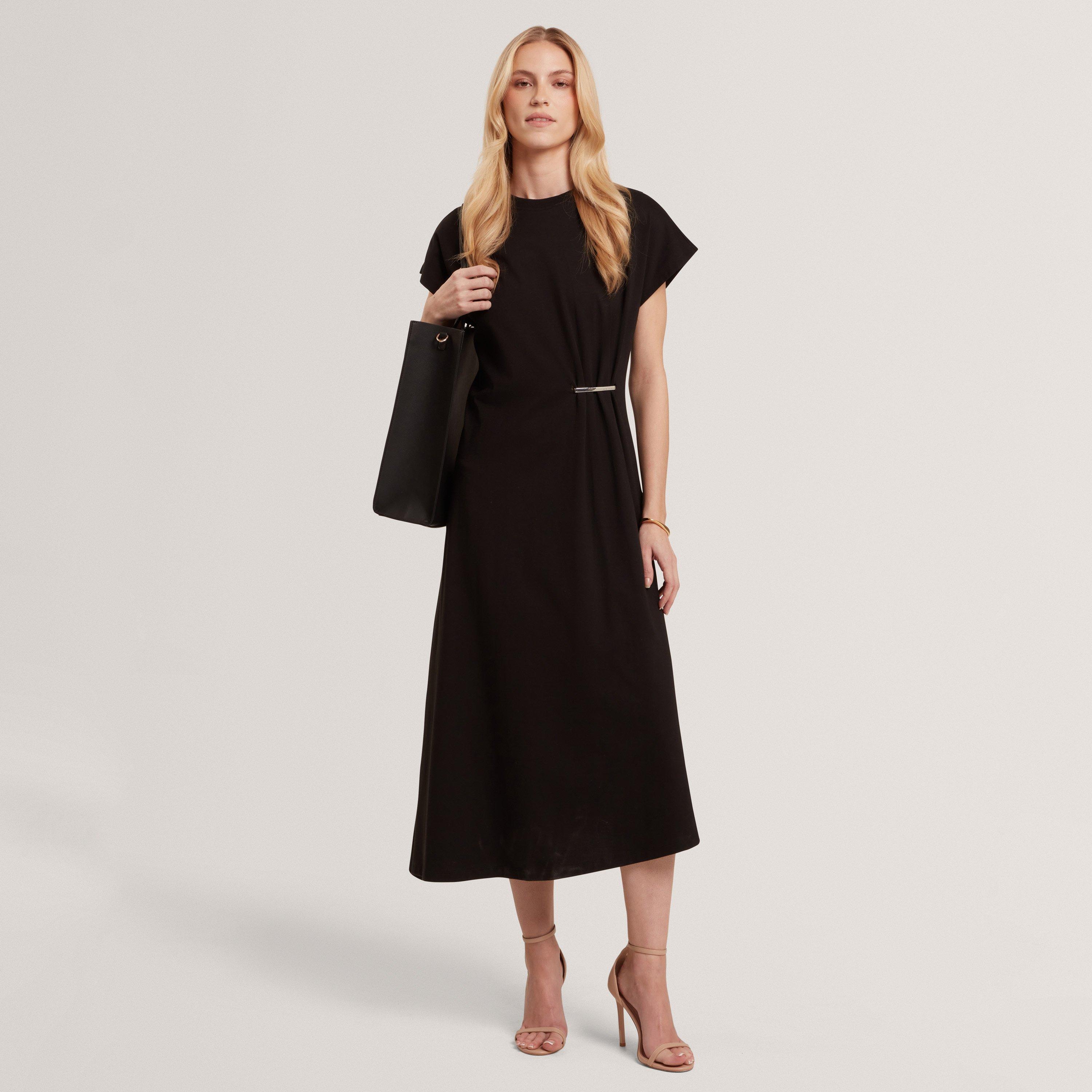 Ted Baker Womens Metal Trim T-Shirt Dress