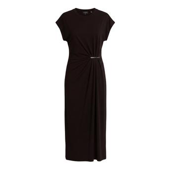 Womens Metal Trim T-Shirt Dress