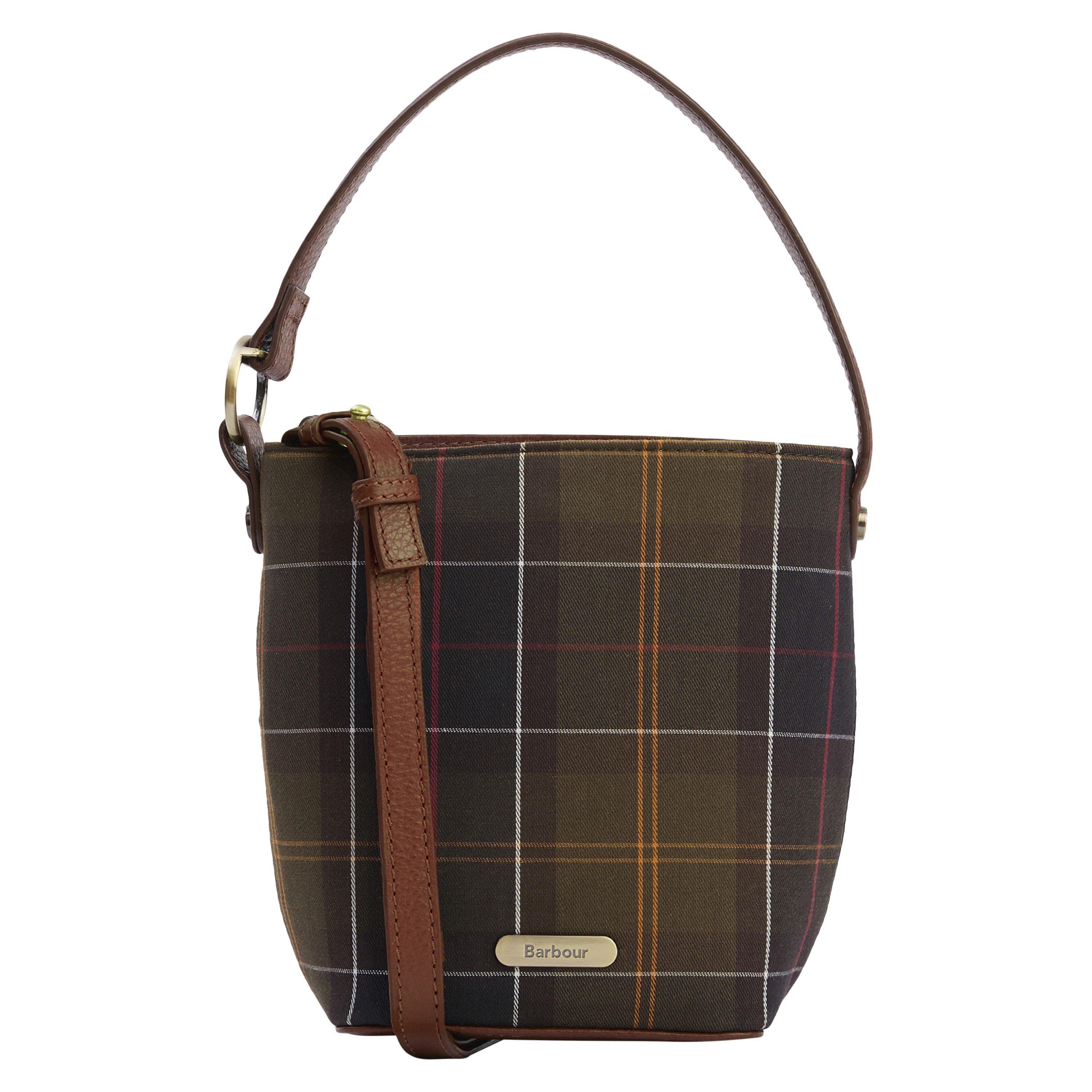 Barbour Women's Cedar Mini Tartan Bucket Bag 5.5 L