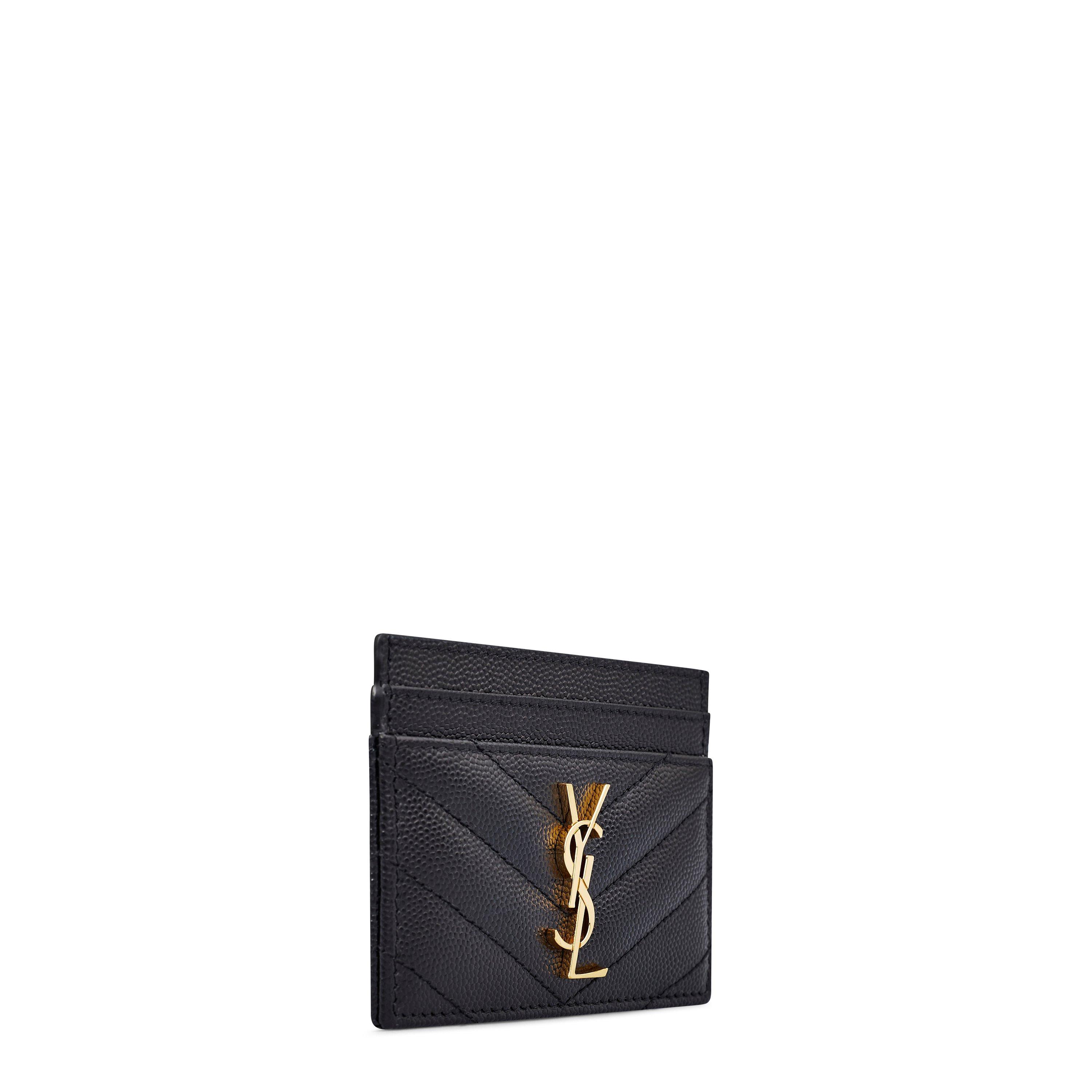 Saint Laurent Cassandre Mattelassé Card Case