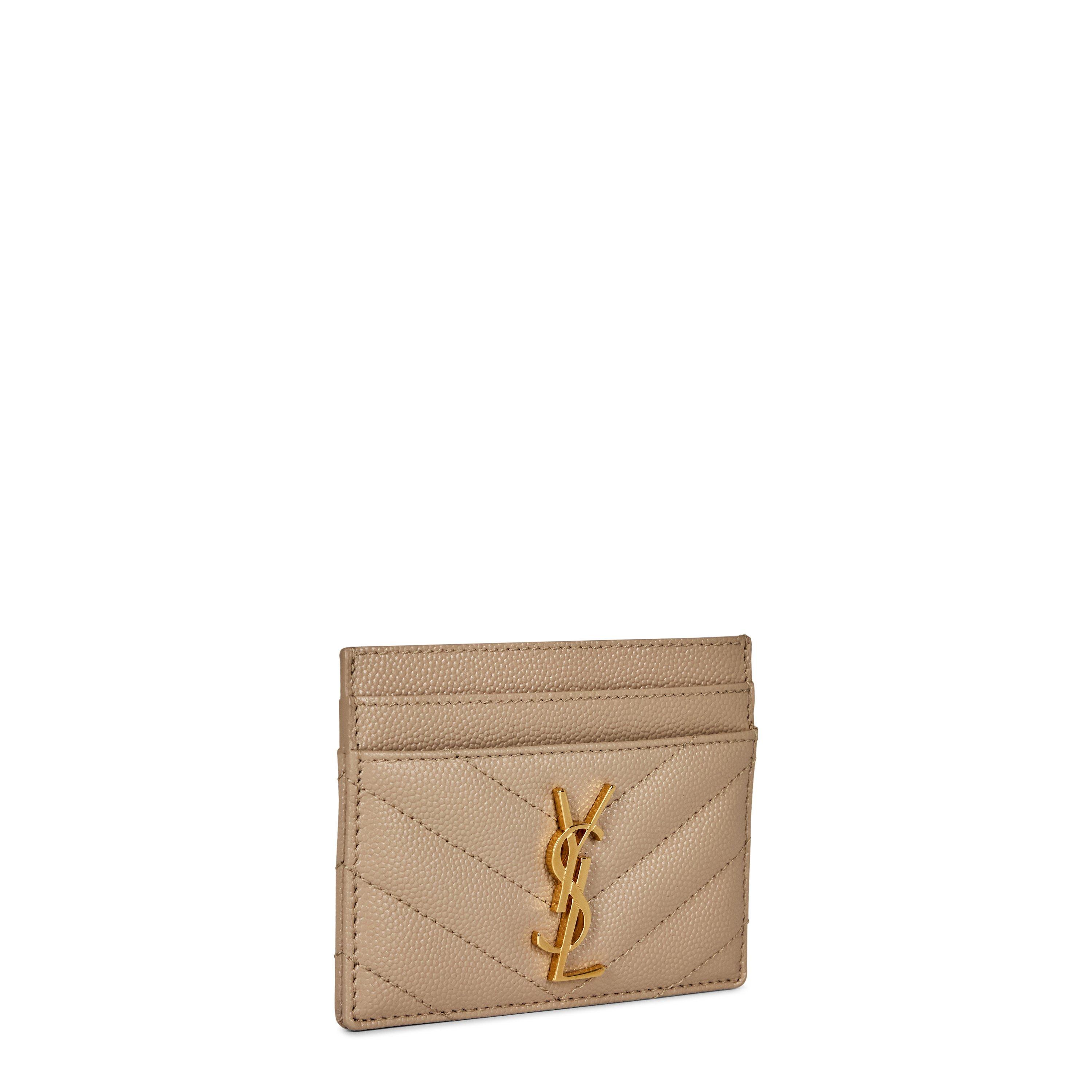 Saint Laurent Cassandre Mattelassé Card Case
