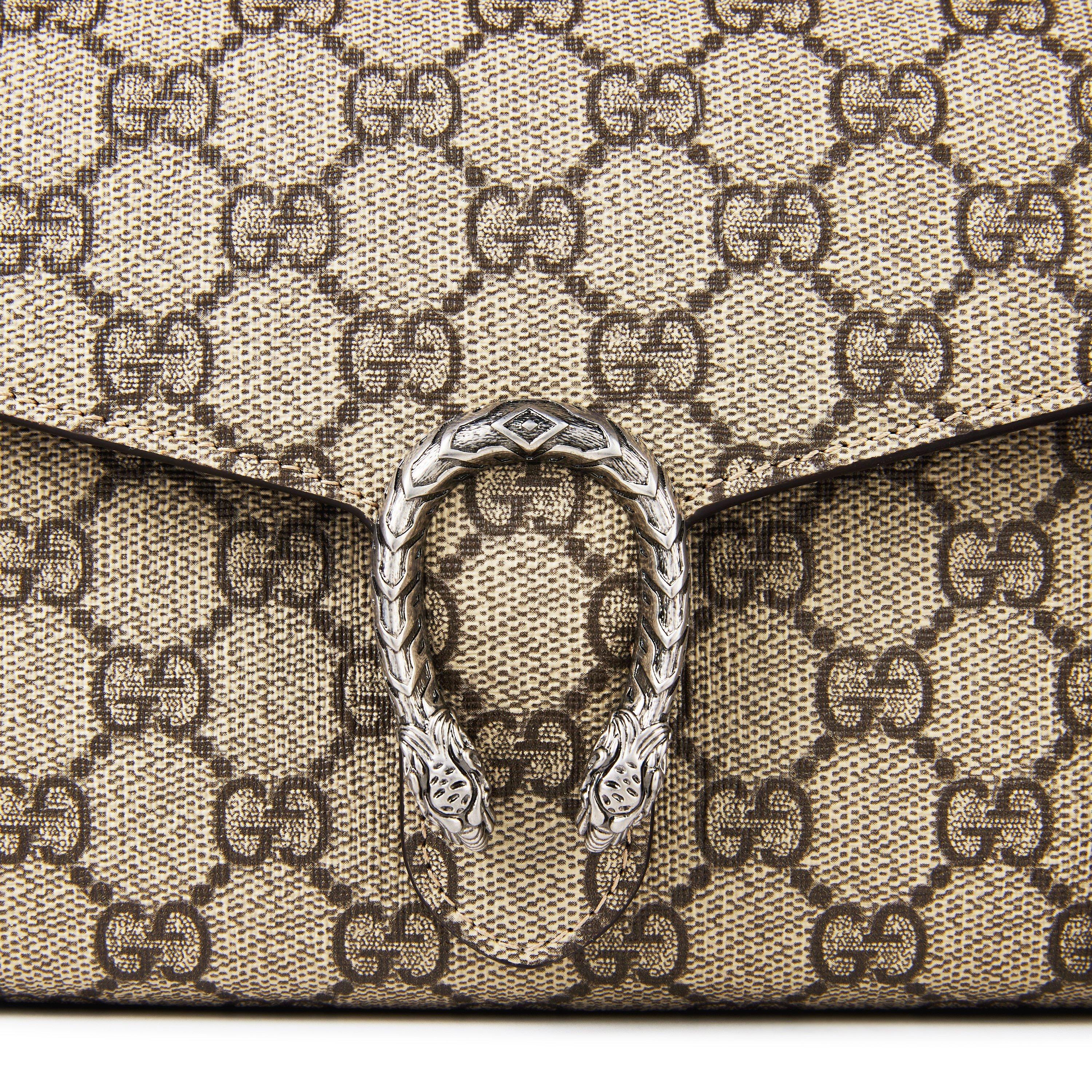 Gucci Women's Cotton Dionysus GG Chain Wallet