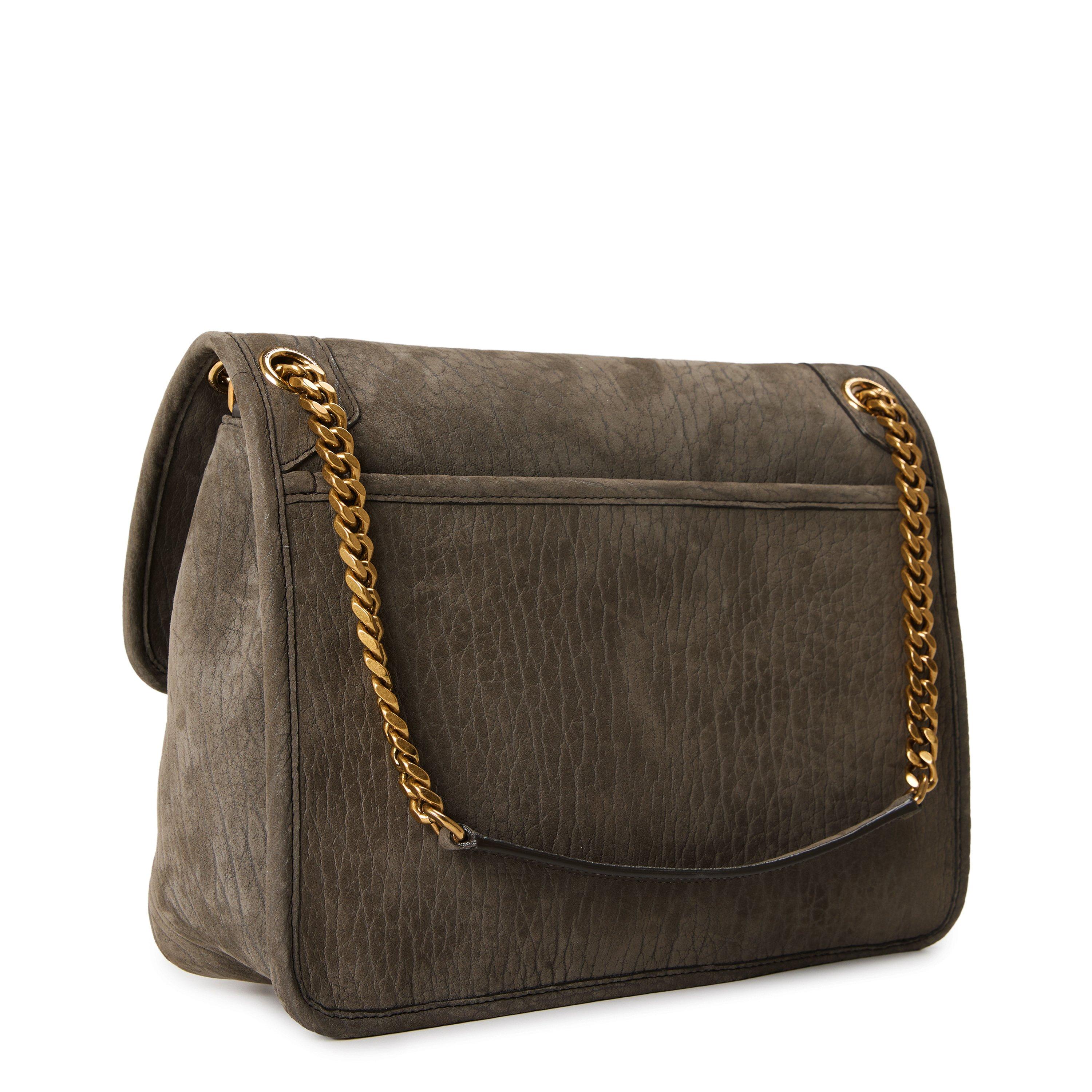 Saint Laurent Women's Nubuck Niki Shoulder Bag