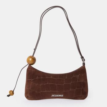 Womens Beaded Cotton Le Bisou Perle Shoulder Bag