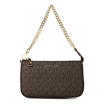 Women's Jet Set Signature Chain Clutch Bag