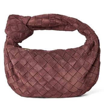 Women's Mini Jodie Suede Textured Hobo Bag