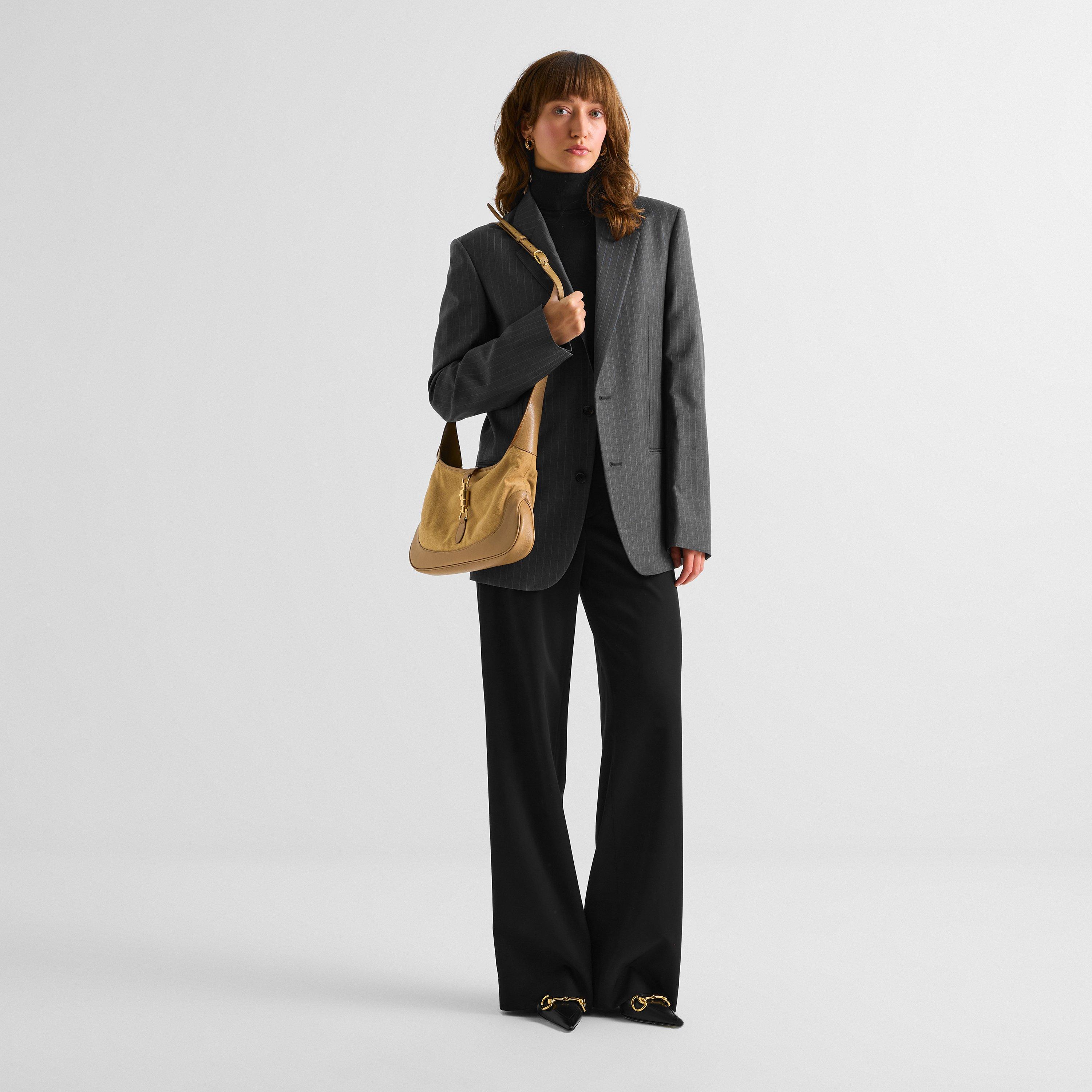 Gucci Women's Jackie 1961 Suede Hobo Bag