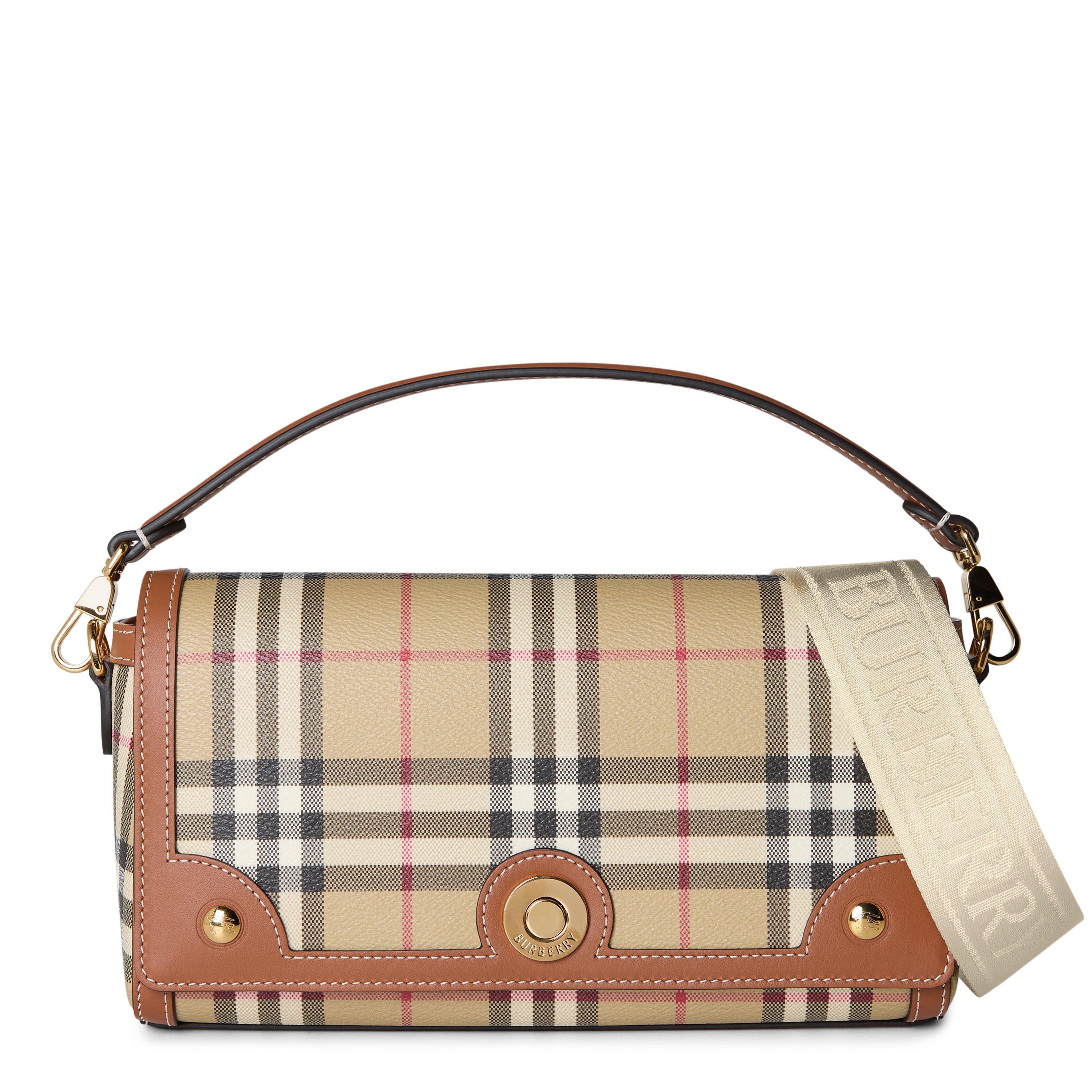 Burberry Women's Note All-Over Print Shoulder Bag