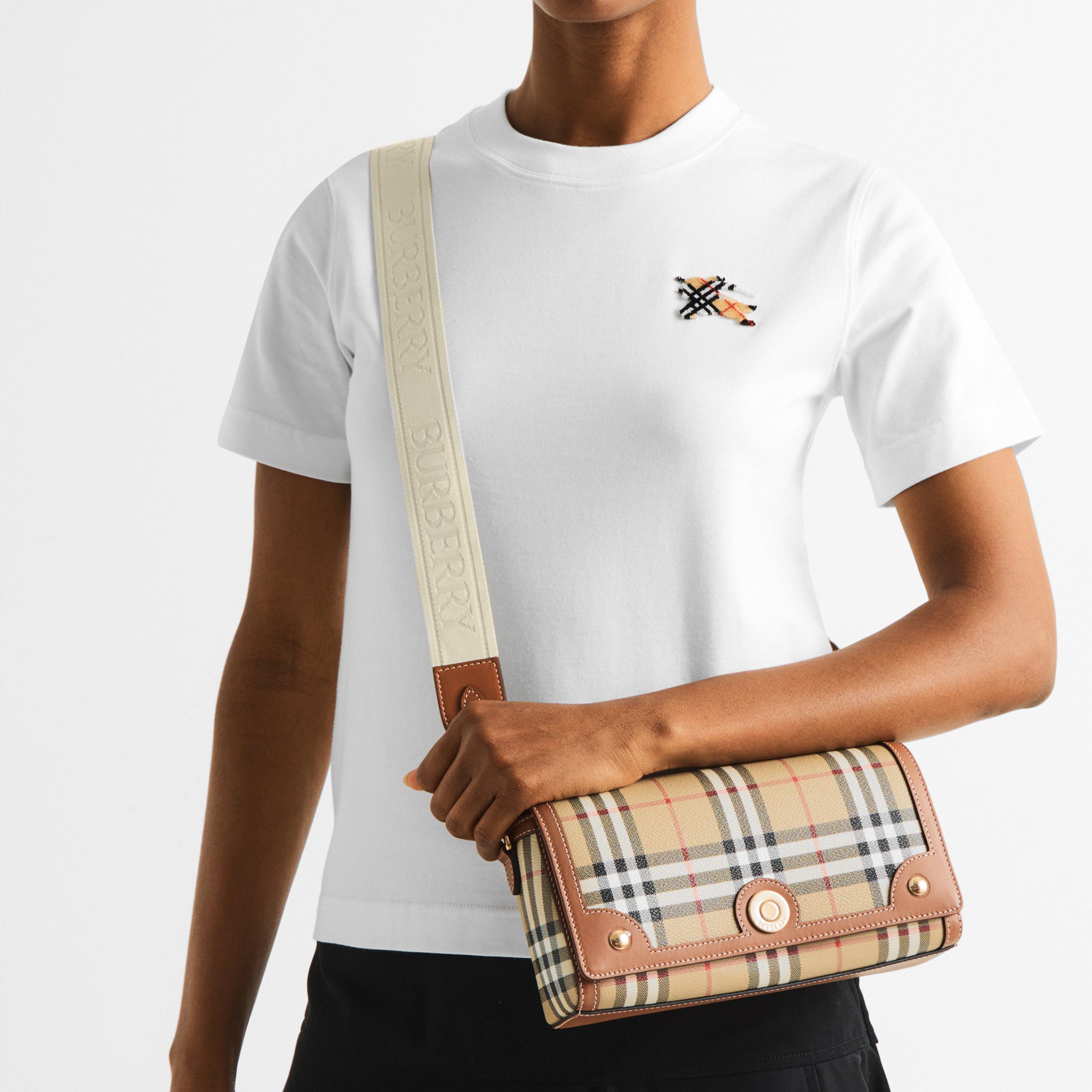 Burberry Women's Note All-Over Print Shoulder Bag