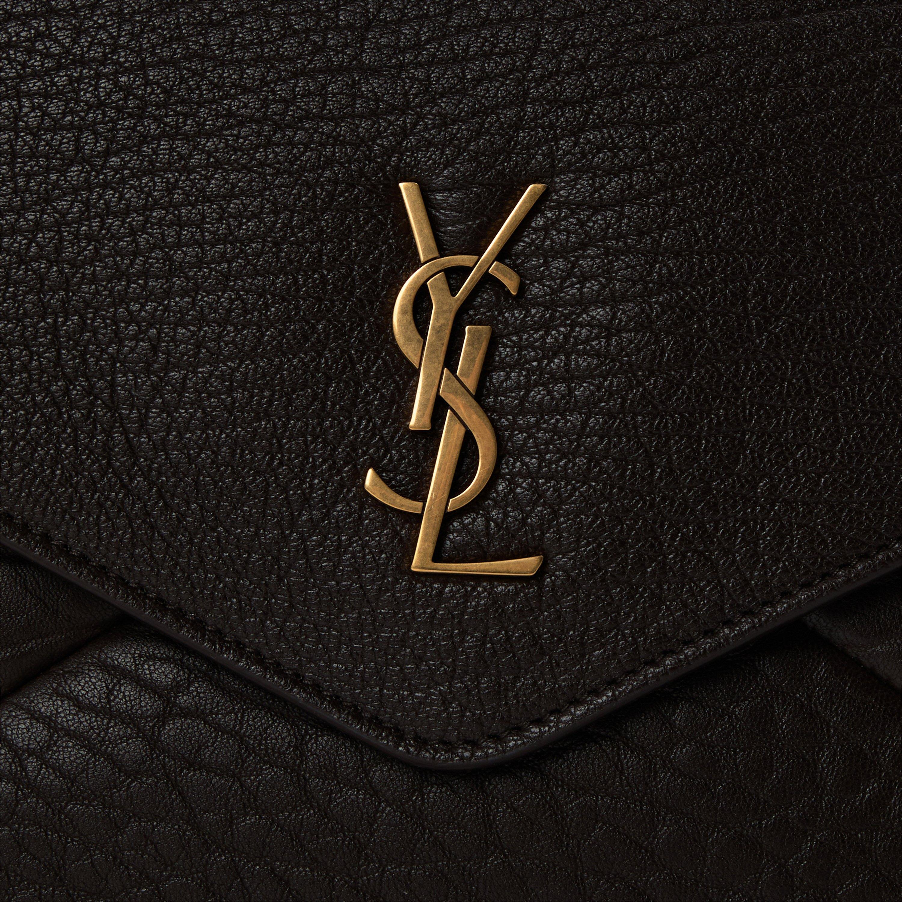 Saint Laurent Women's Envelope Leather Pouch