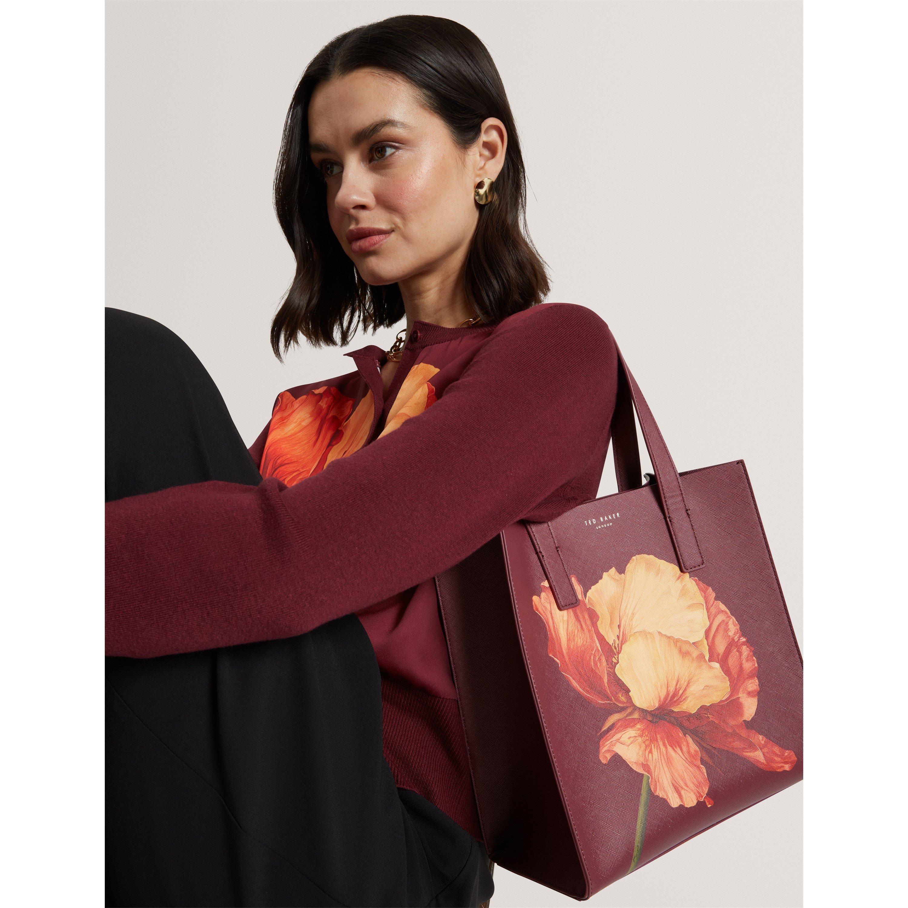 Ted Baker Women's Icon Small Floral Faux Leather Tote Bag