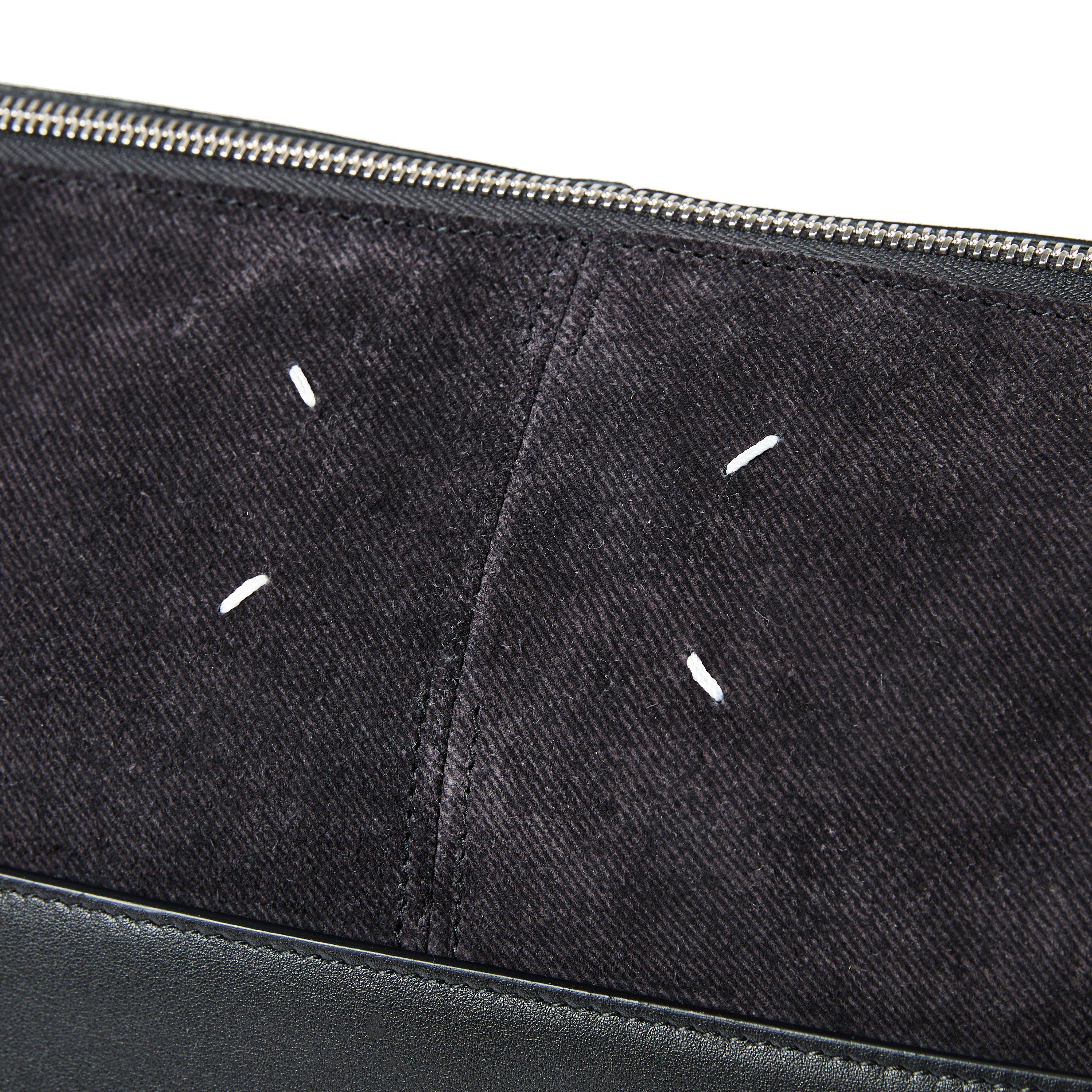 Maison Margiela Women's 5AC Soft Pouch XL Leather Clutch Bag