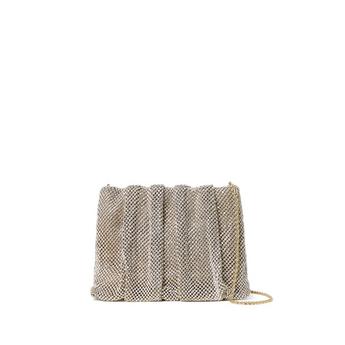 Women's Ember Diamanté Gathered Clutch Bag