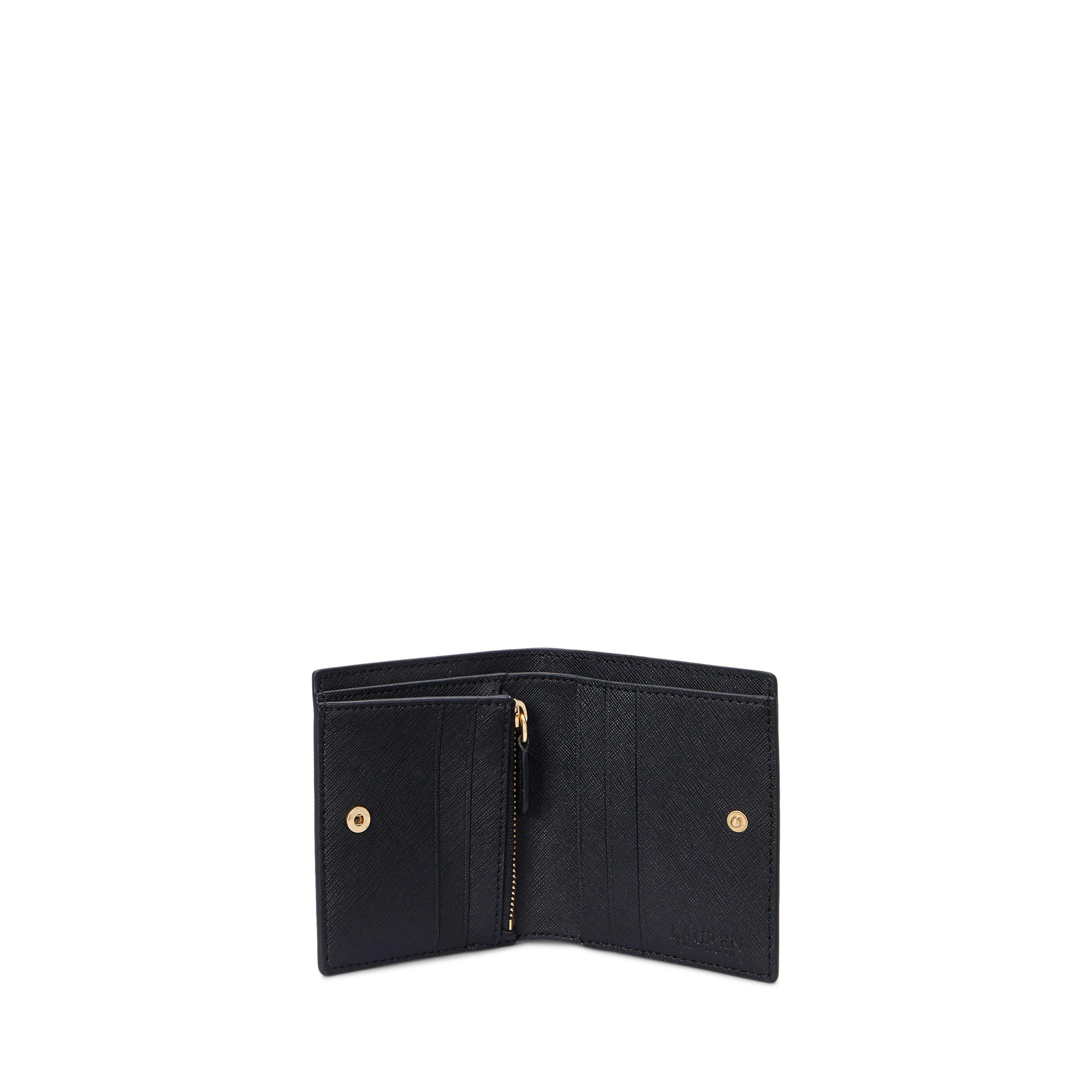 Lauren by Ralph Lauren Women's Compact Trifold Leather Billfold Wallet