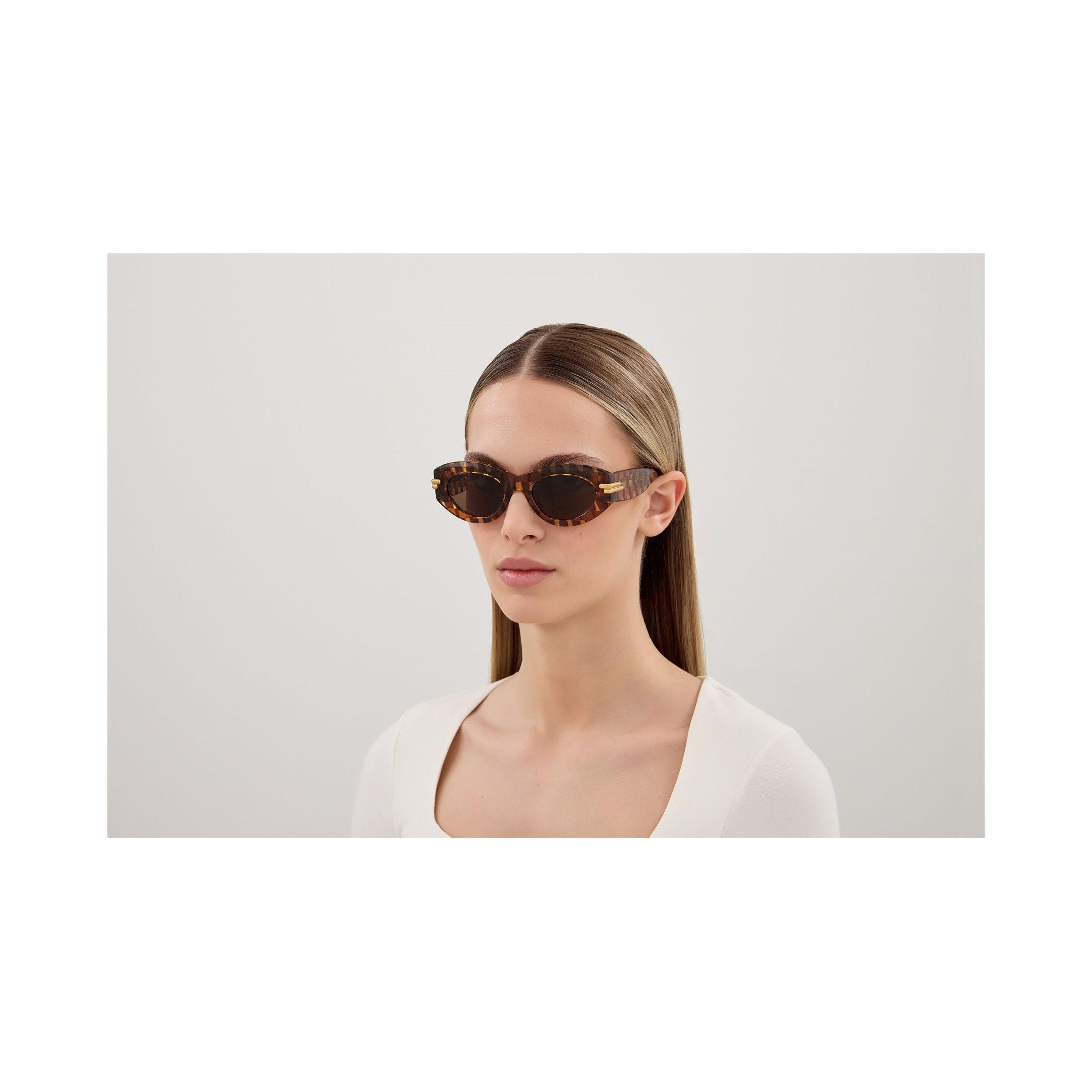 Bottega Veneta Bottega Veneta Womens BV1322S Oval Sunglasses