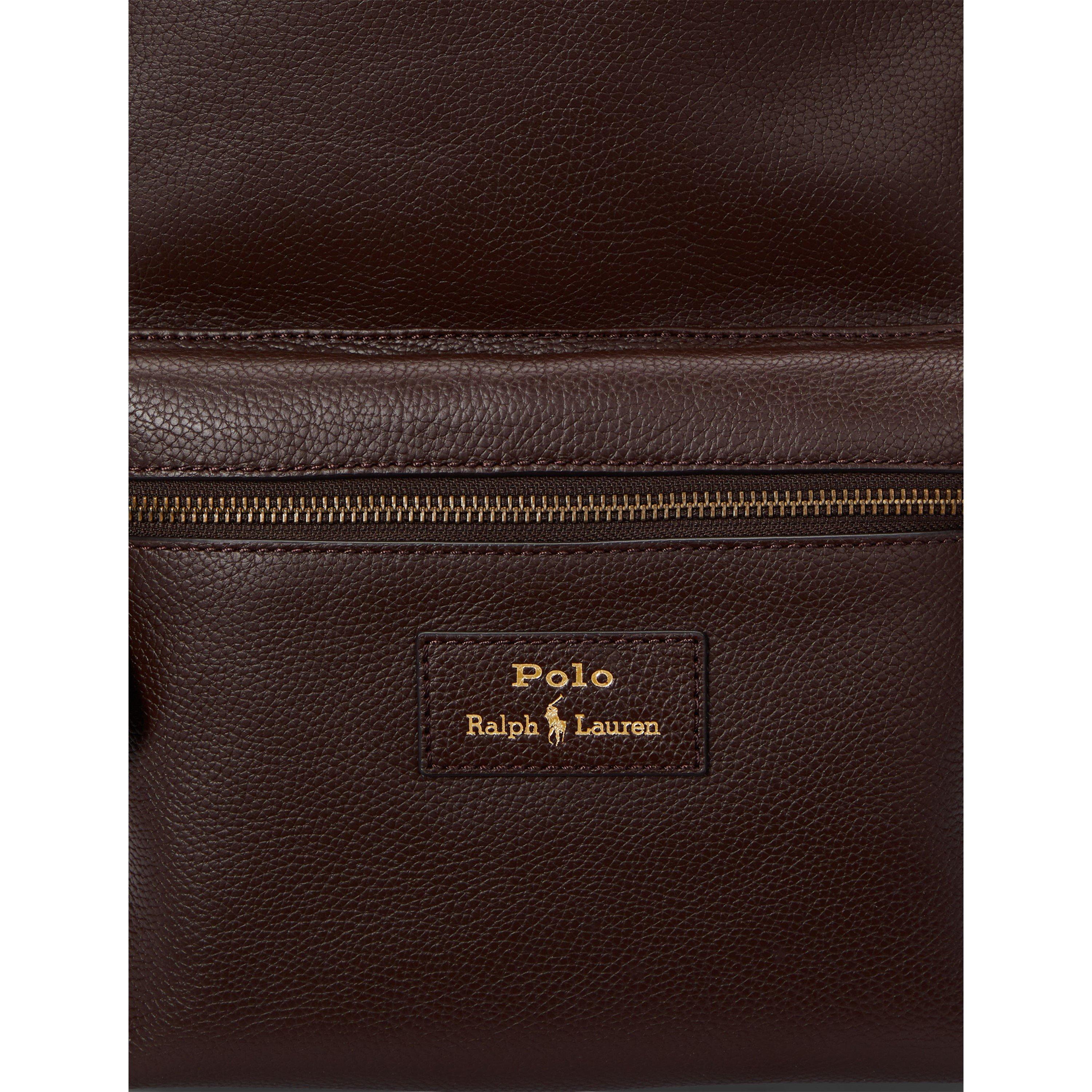 Polo Ralph Lauren Pebbled Leather Dome Backpack