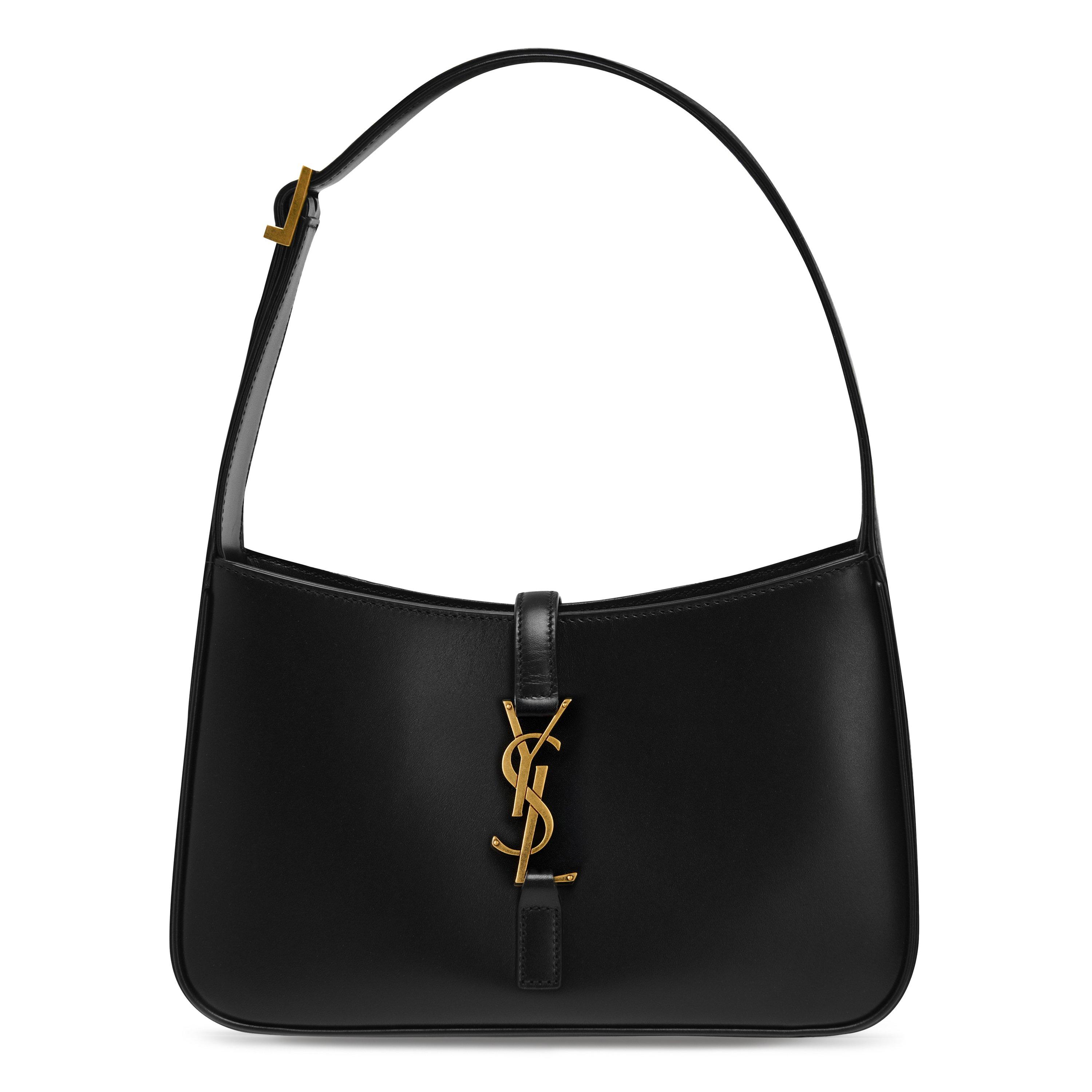 Saint Laurent Le 5 À 7 Leather Hobo Bag
