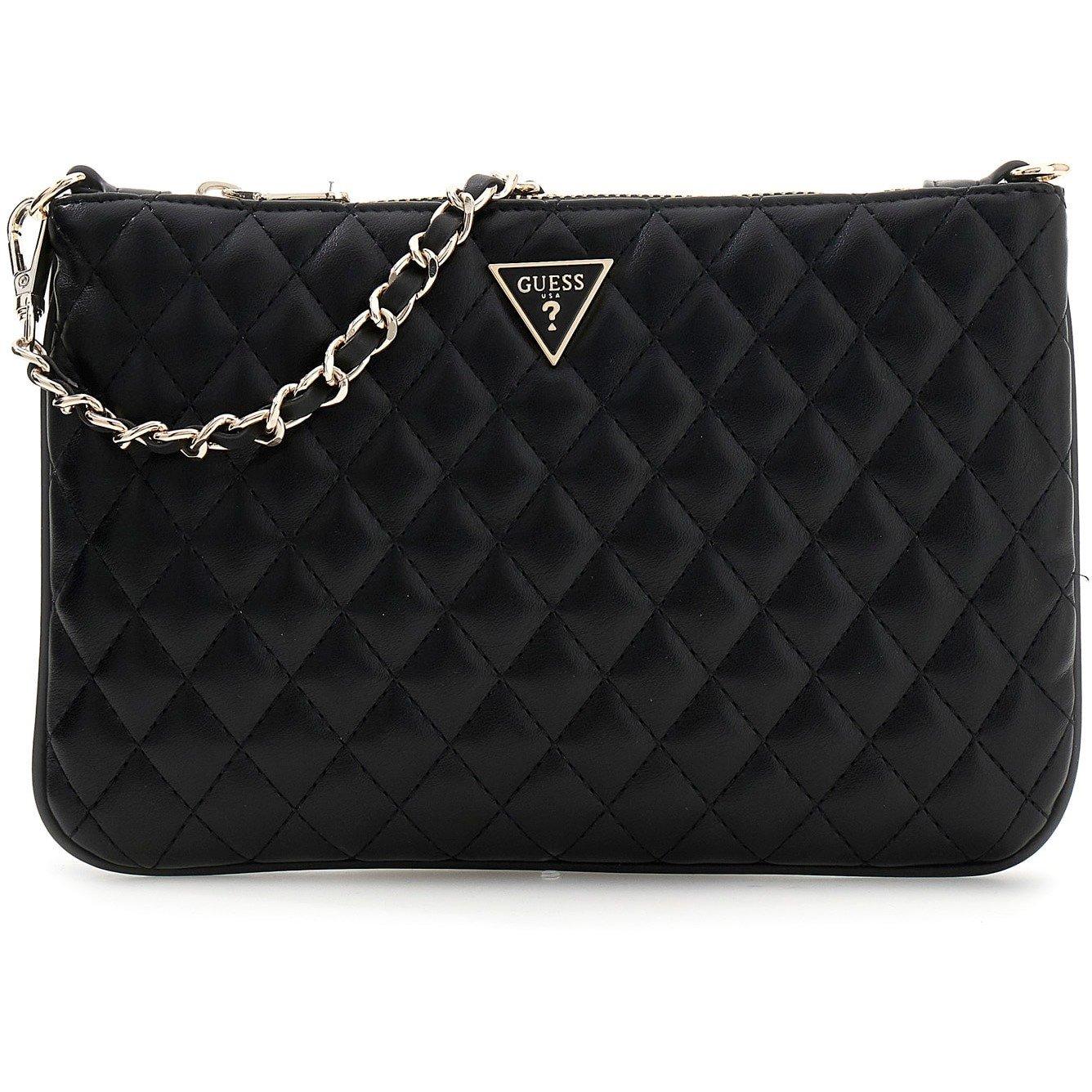 Guess Women's Quilt Pouch Quilted Wallet On Chain