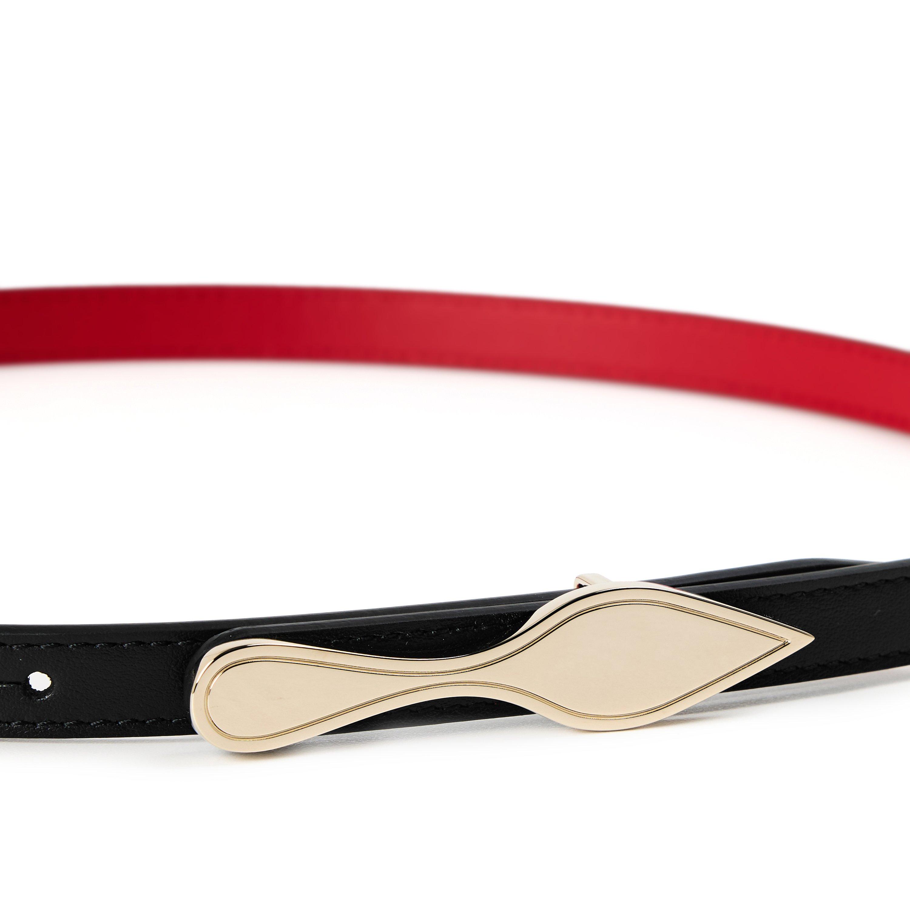 Christian Louboutin Women's Chr Bettina Reversible Leather Belt