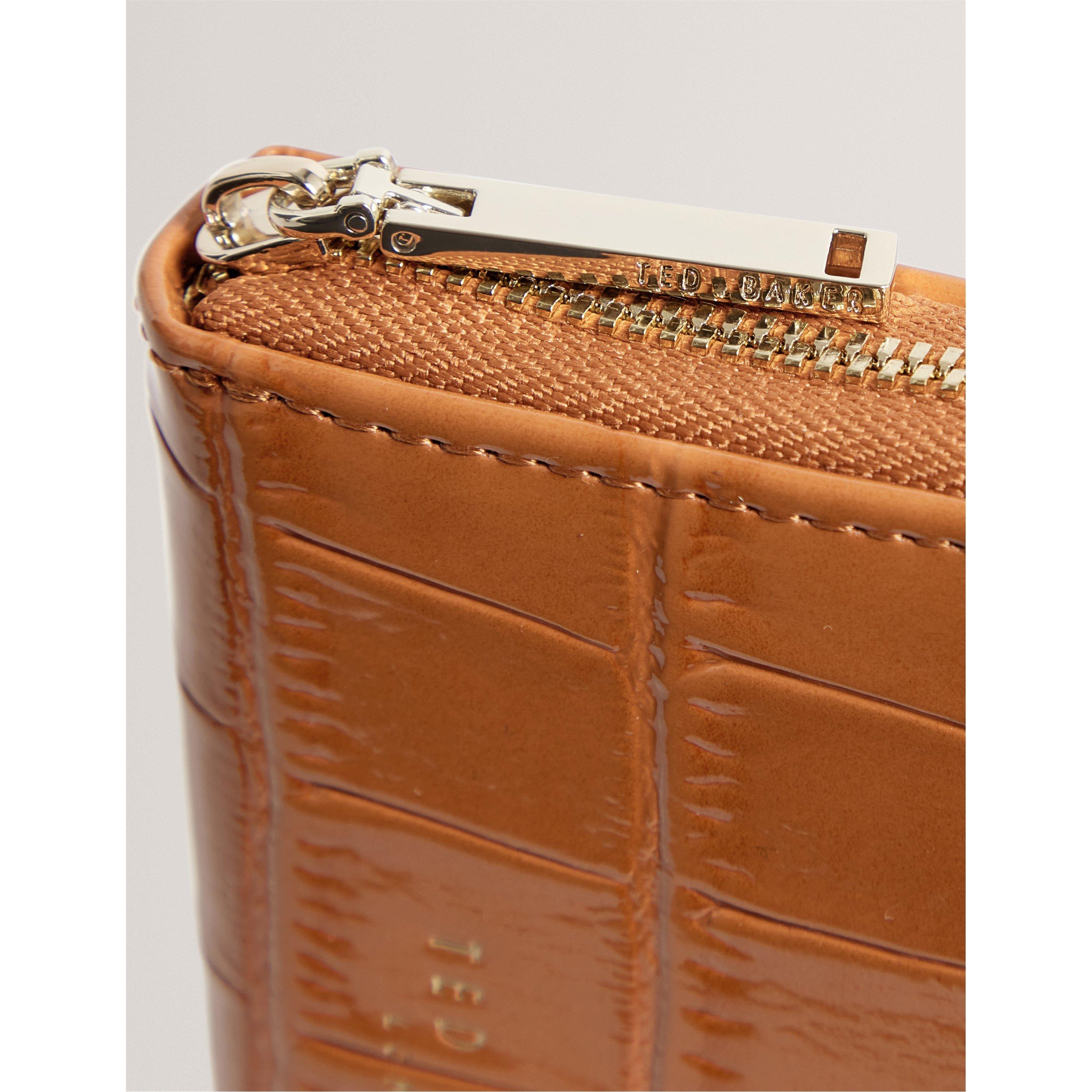 Ted Baker Women's Croc Zip Around Purse