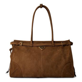 Bonnie Large Suede Handbag