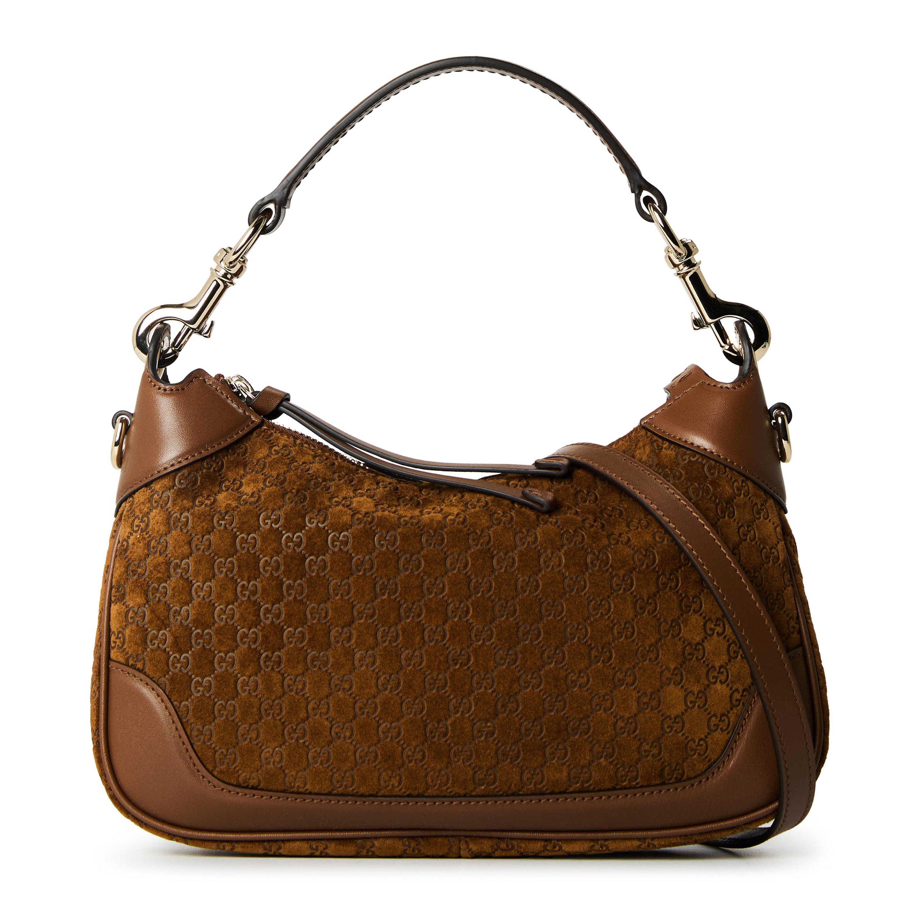 Gucci Gucci Suede Hobo Bag