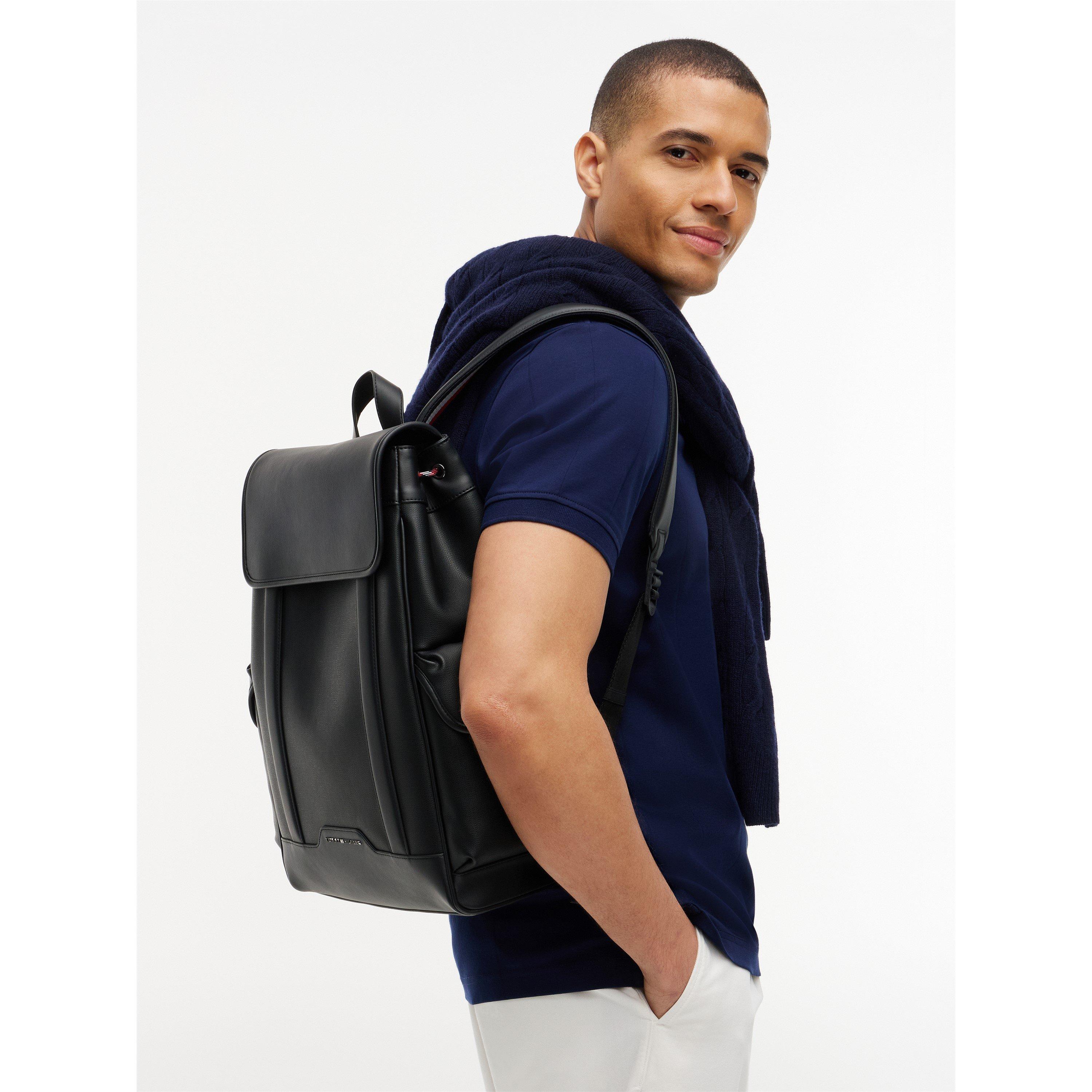 Tommy Hilfiger Texture Flap Over Backpack
