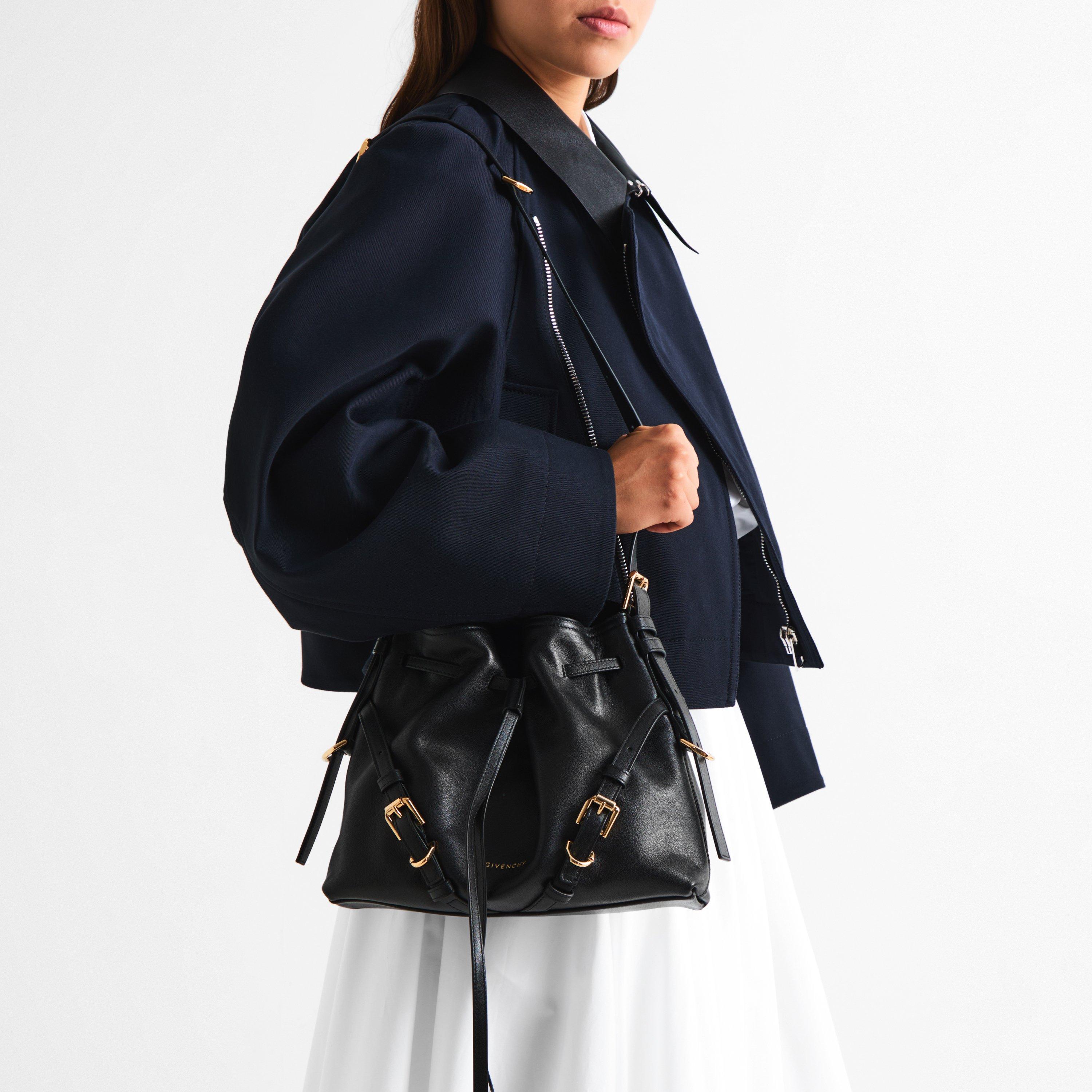 GIVENCHY Women's Voyou Small Leather Bucket Bag