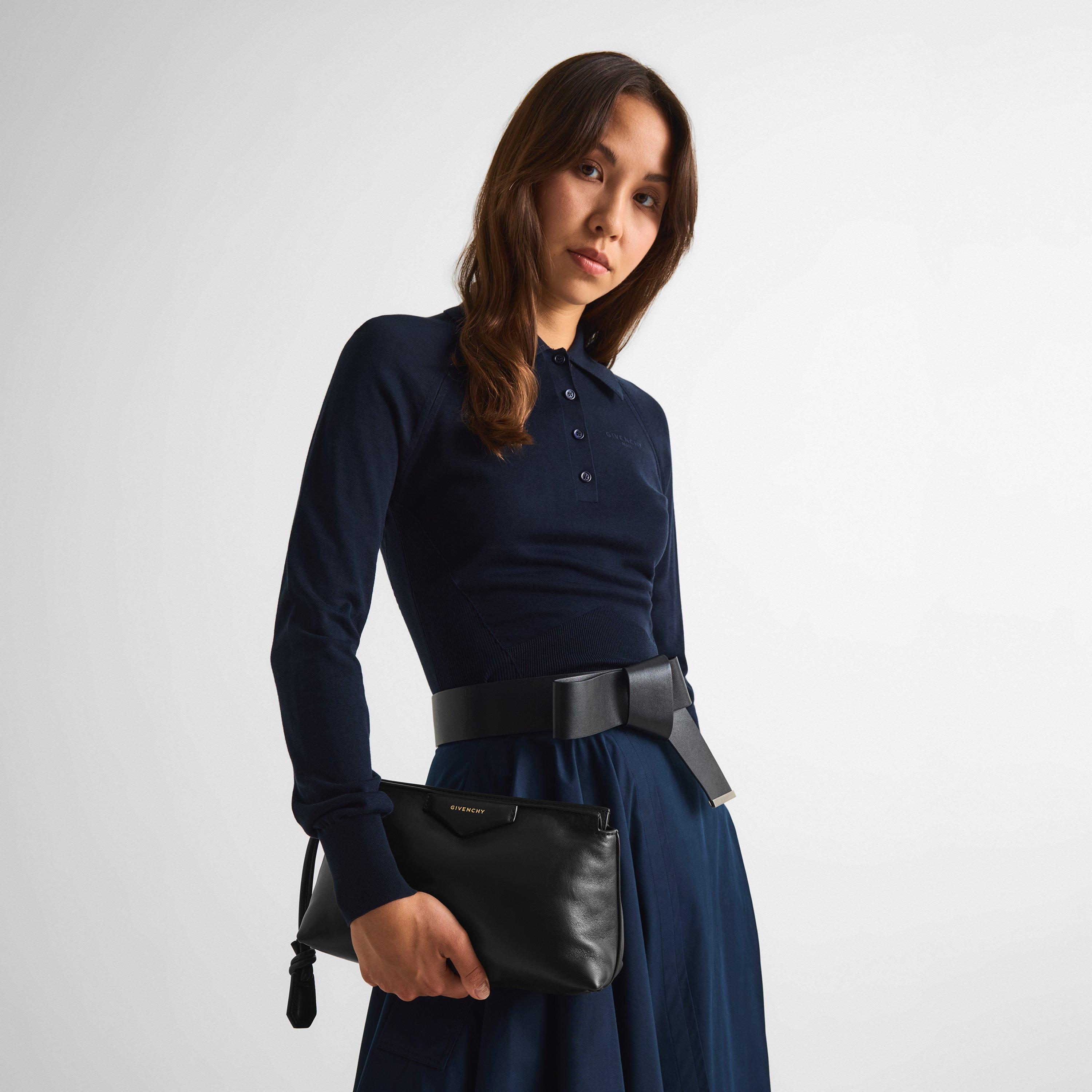 GIVENCHY Women's Antigona Bomber Leather Pouch