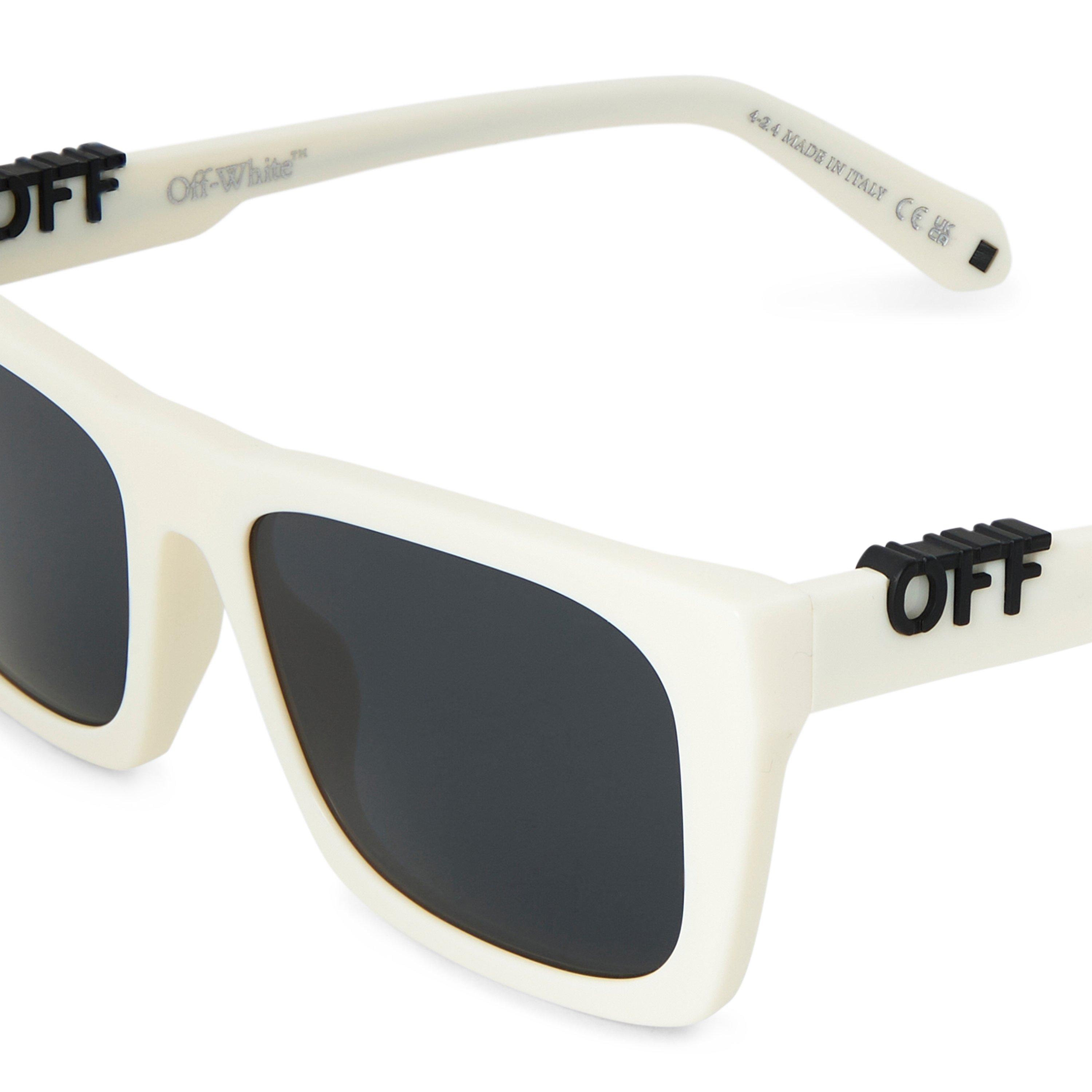 Off White Square UV-Protective Sunglasses