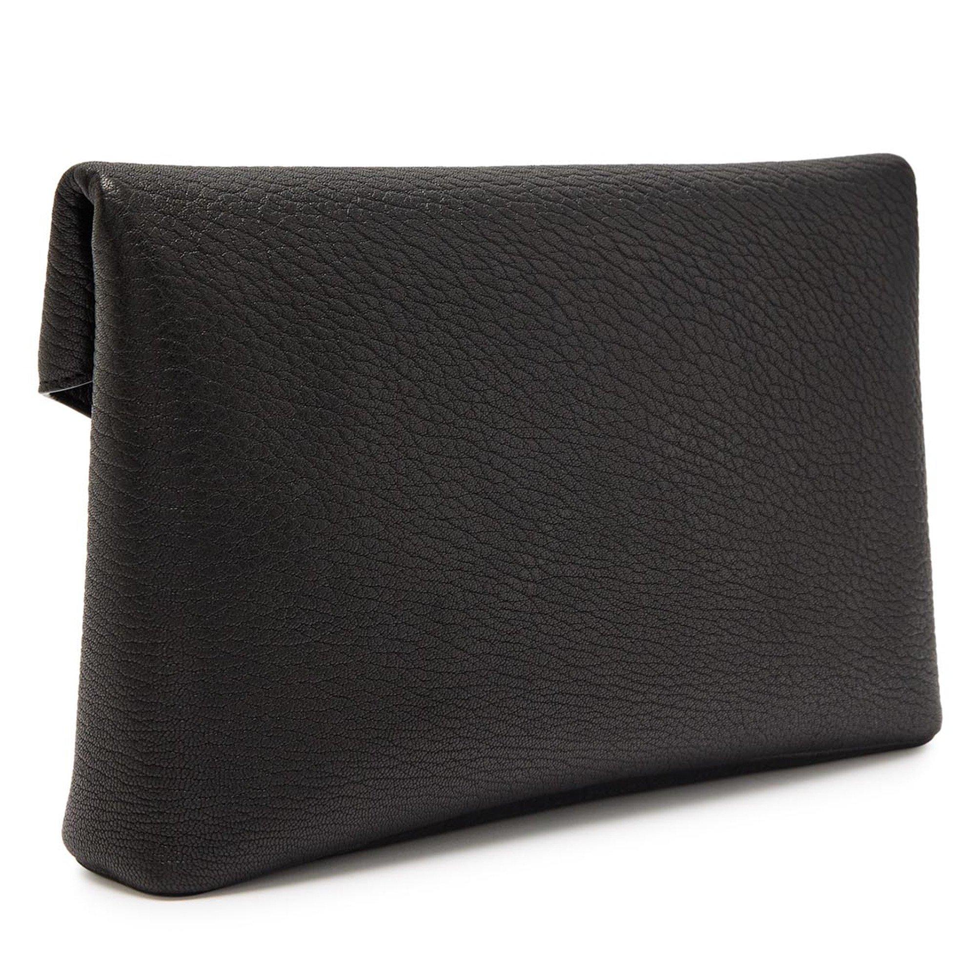 Saint Laurent Women's Large Leather Envelope Pouch