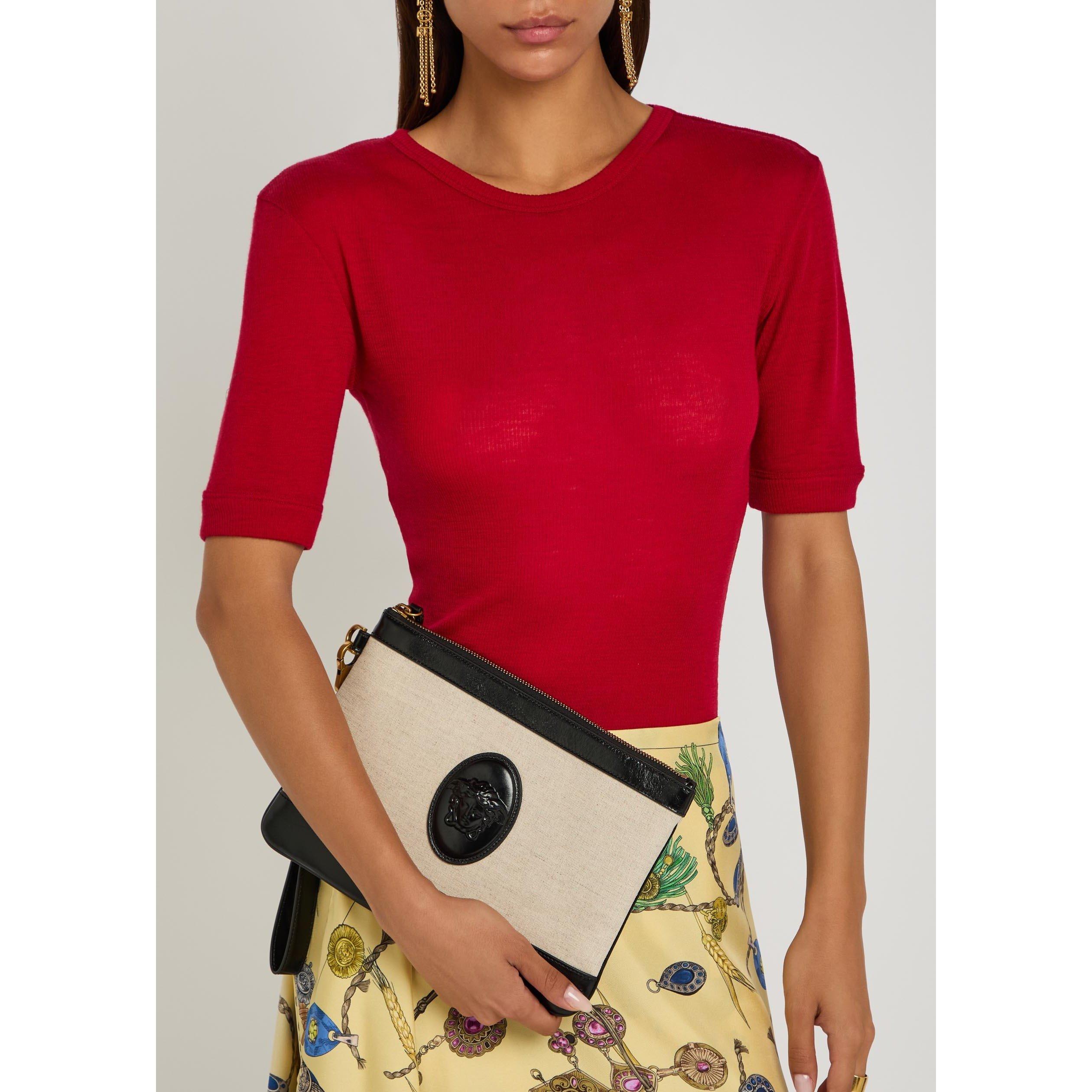 Versace Women's Leather Pouch