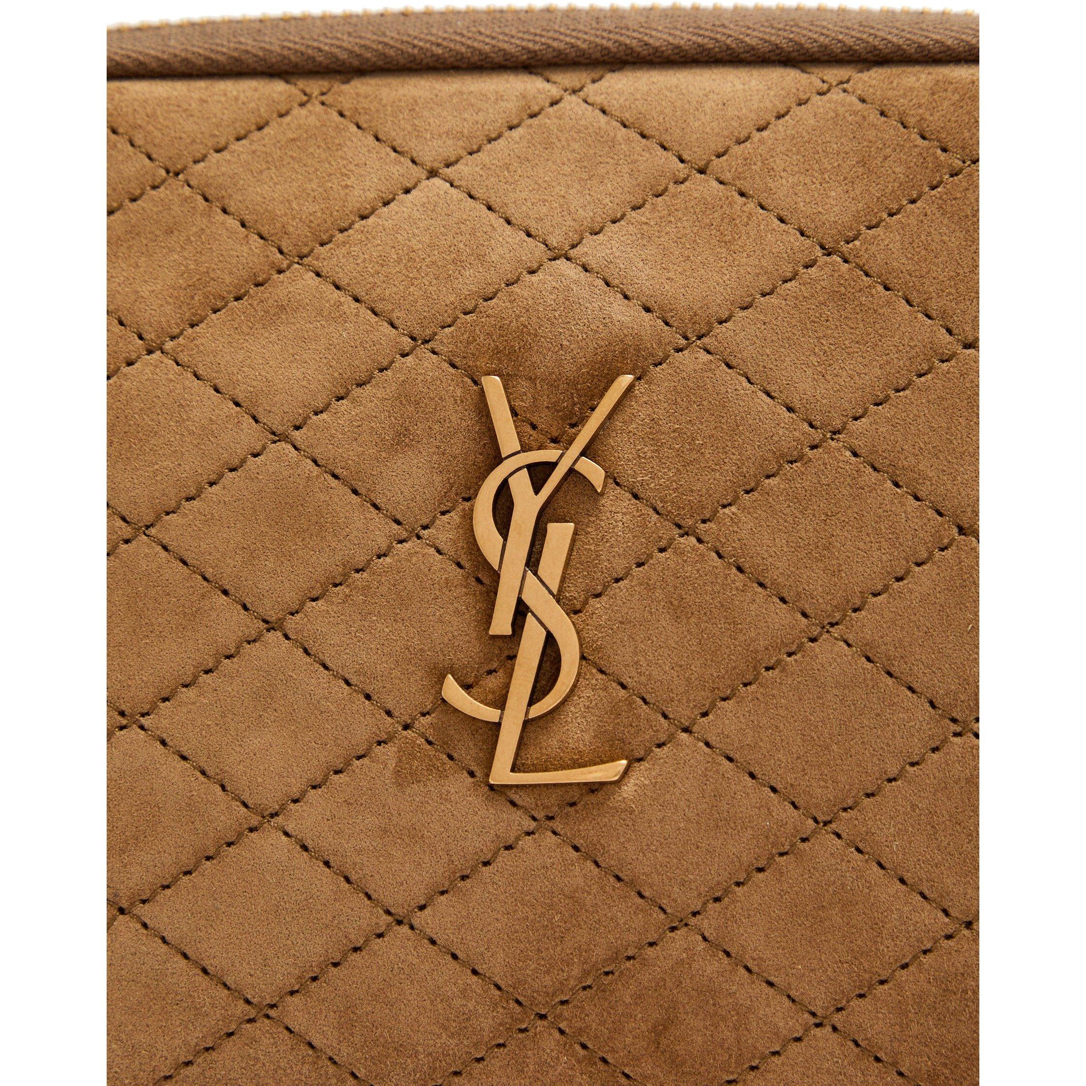 Saint Laurent HALF MOON GABY SUEDE CAMERA BA