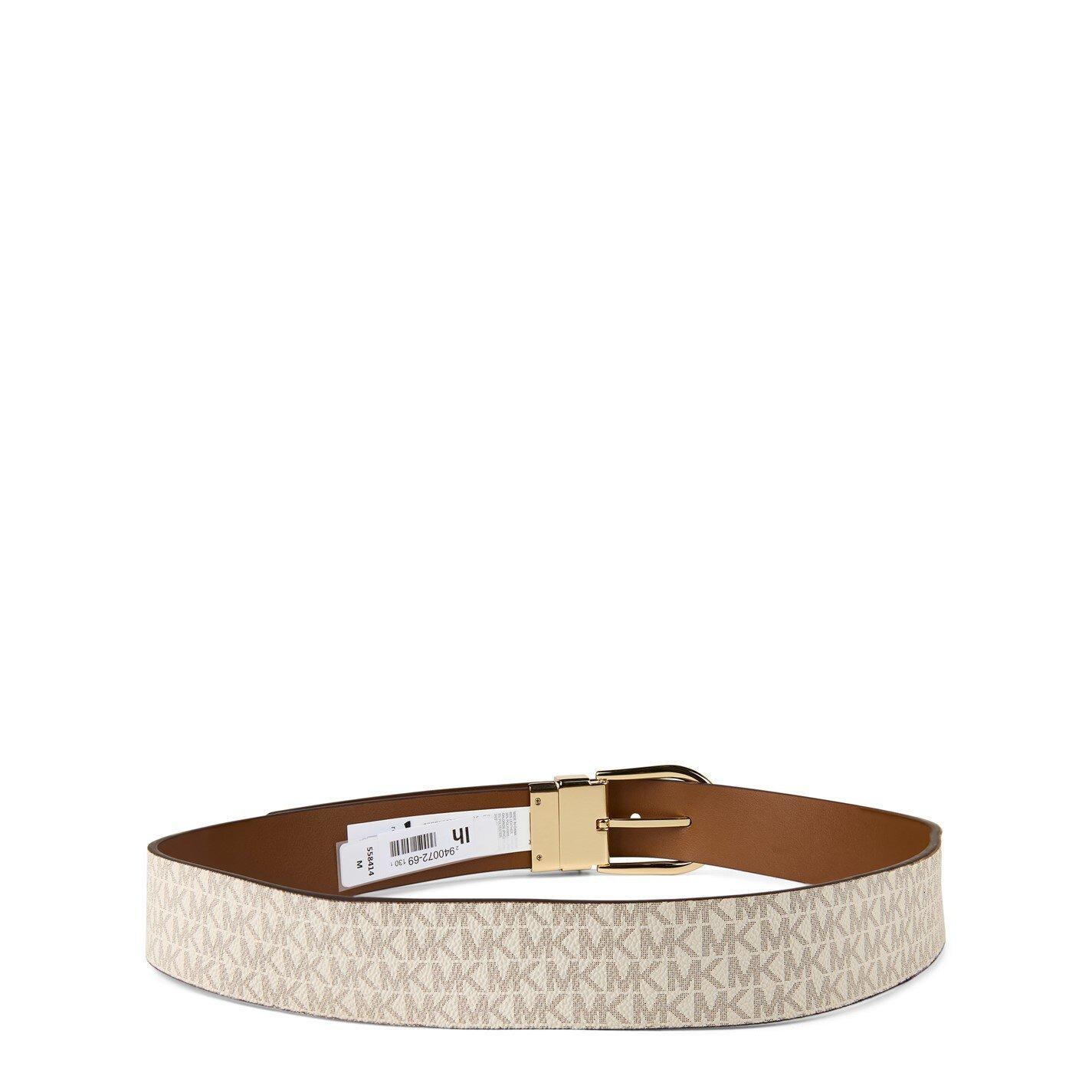 MICHAEL Michael Kors Leather Logo Belt