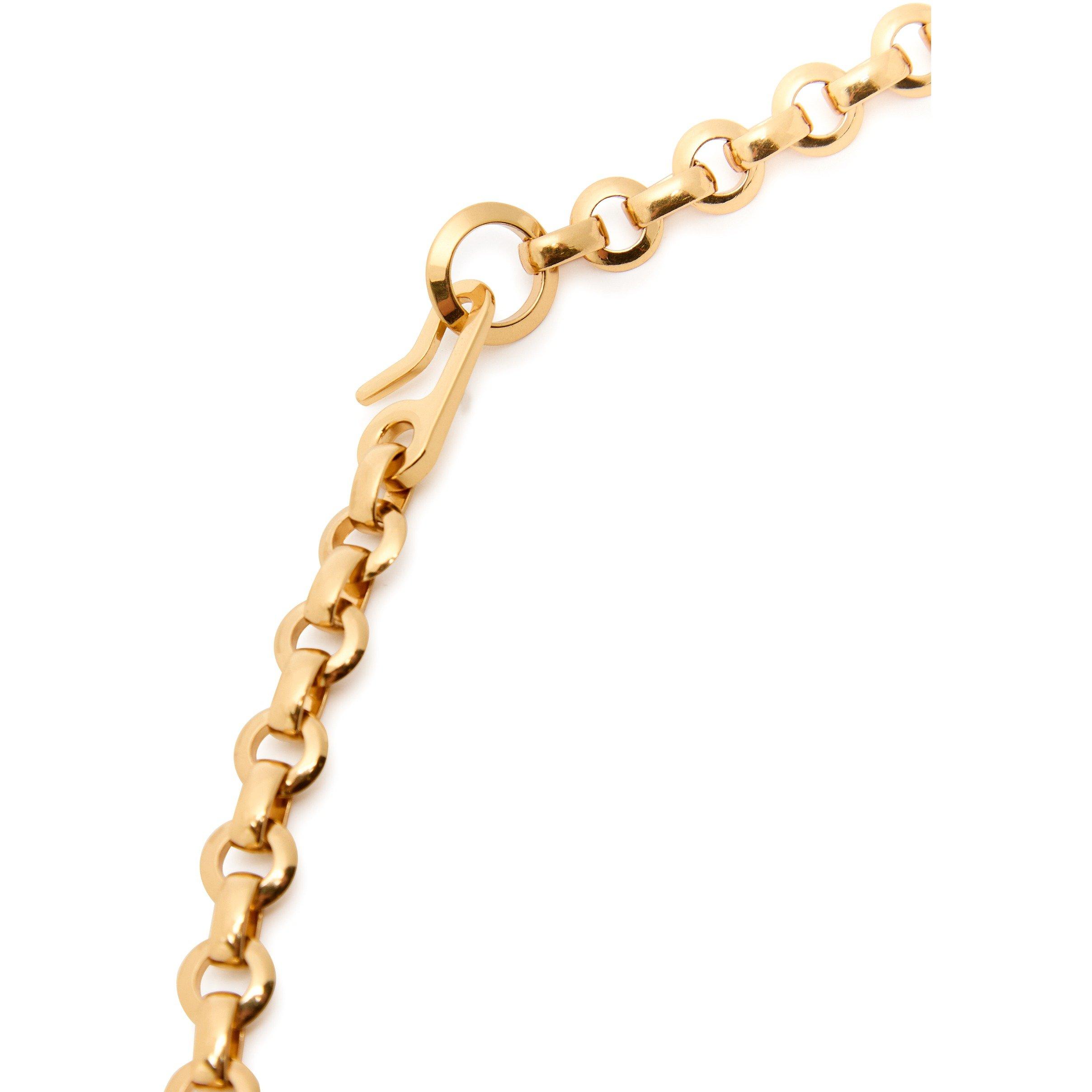 Chloe Women's Letters Metal Chain Belt