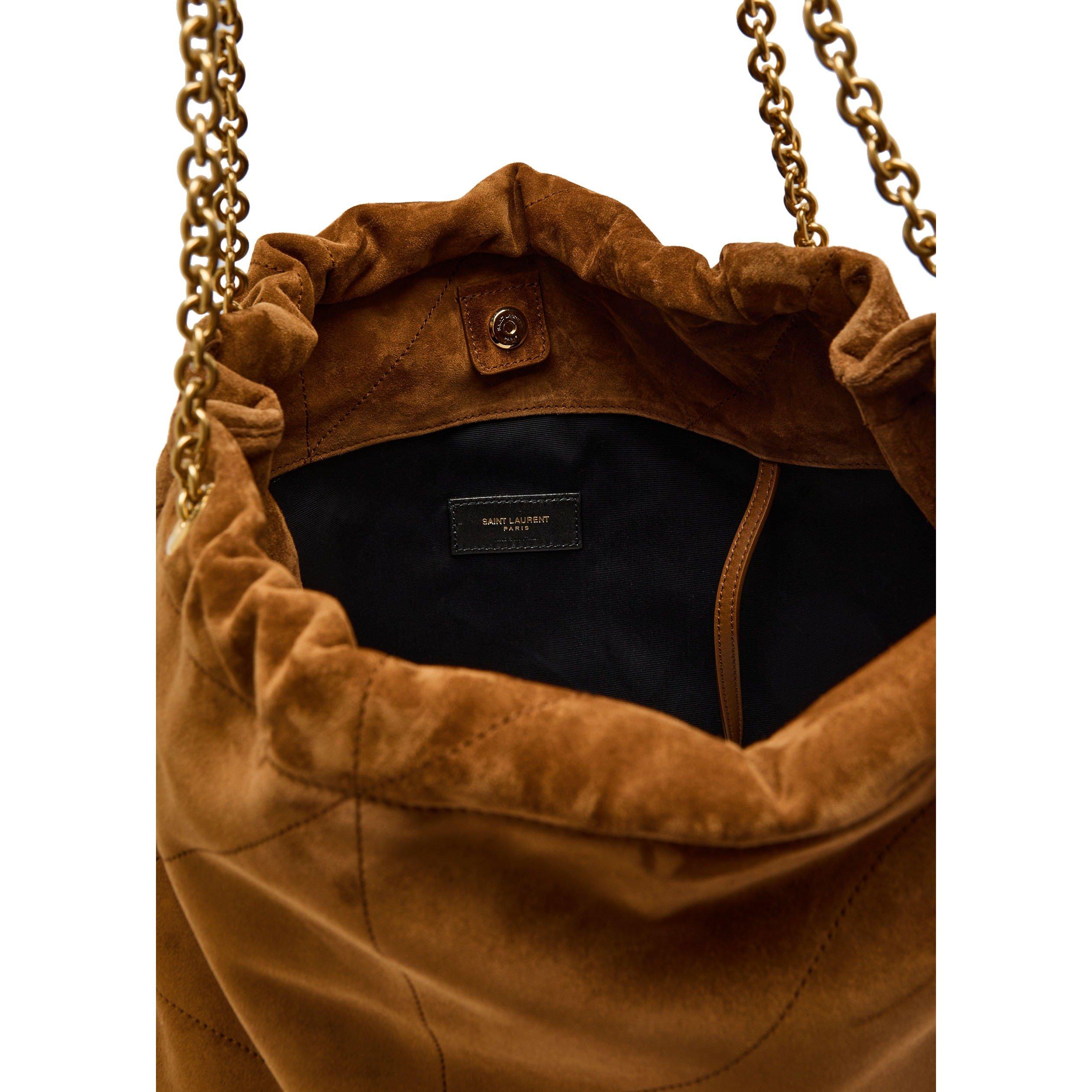 Saint Laurent JAMIE 4.3 QUILTED BUCKET SUEDE