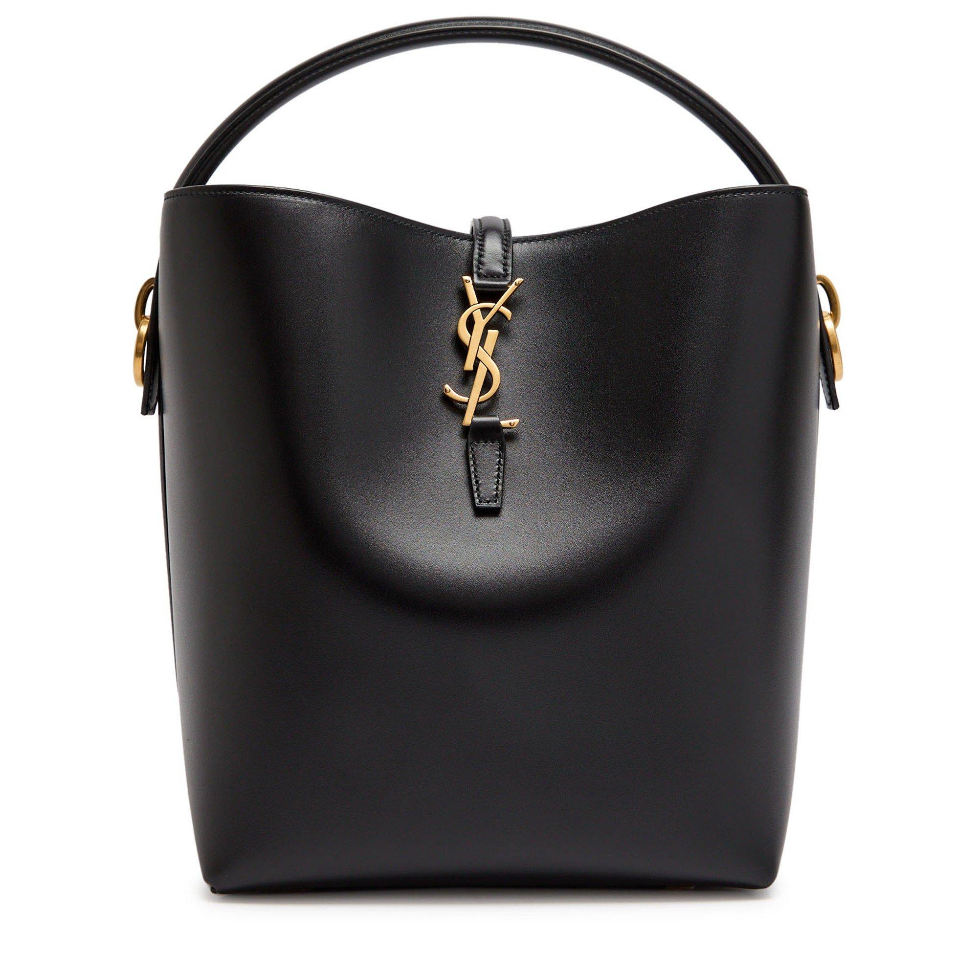 Saint Laurent Women's Le 37 Leather Bucket Bag