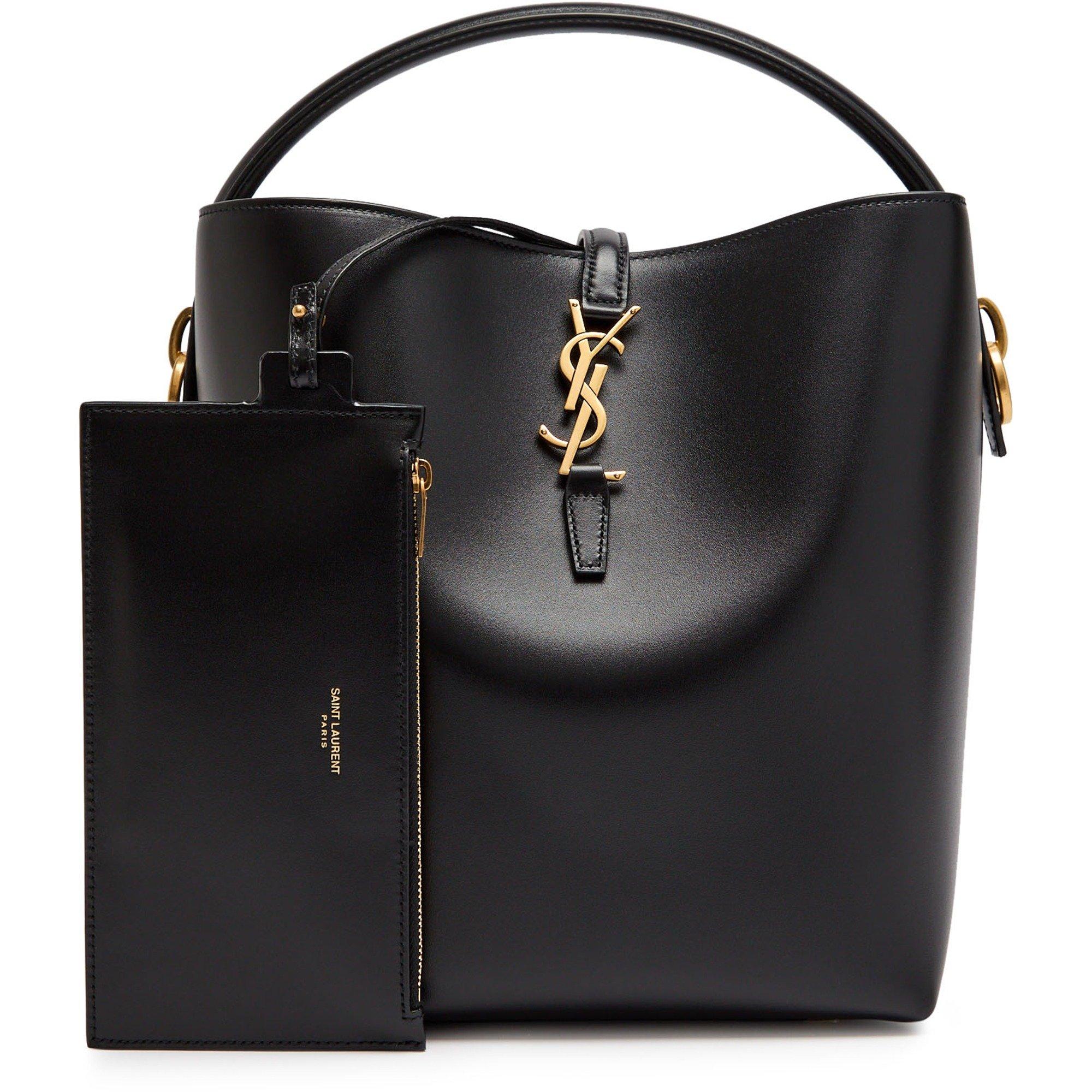 Saint Laurent Women's Le 37 Leather Bucket Bag