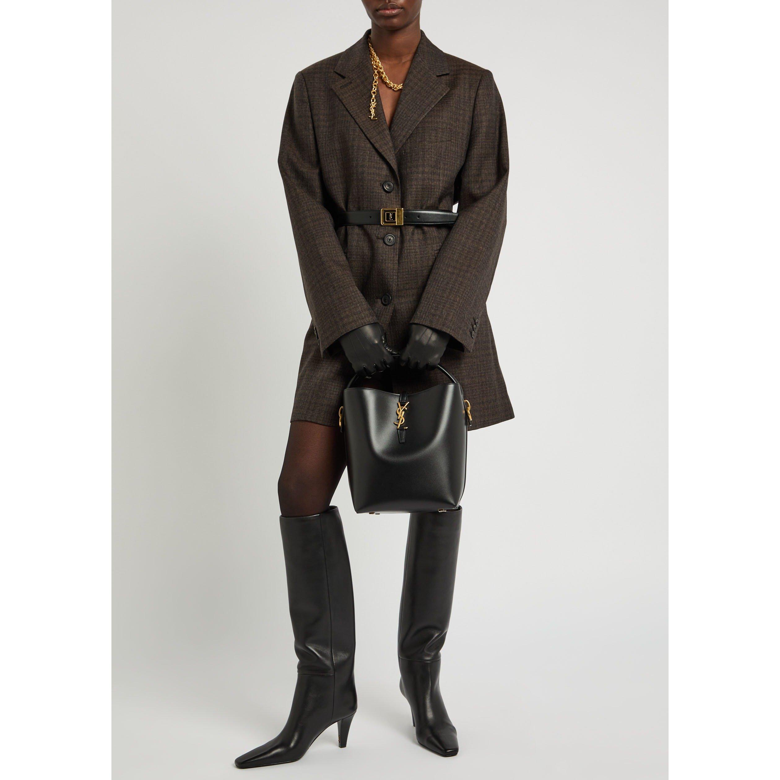 Saint Laurent Women's Le 37 Leather Bucket Bag