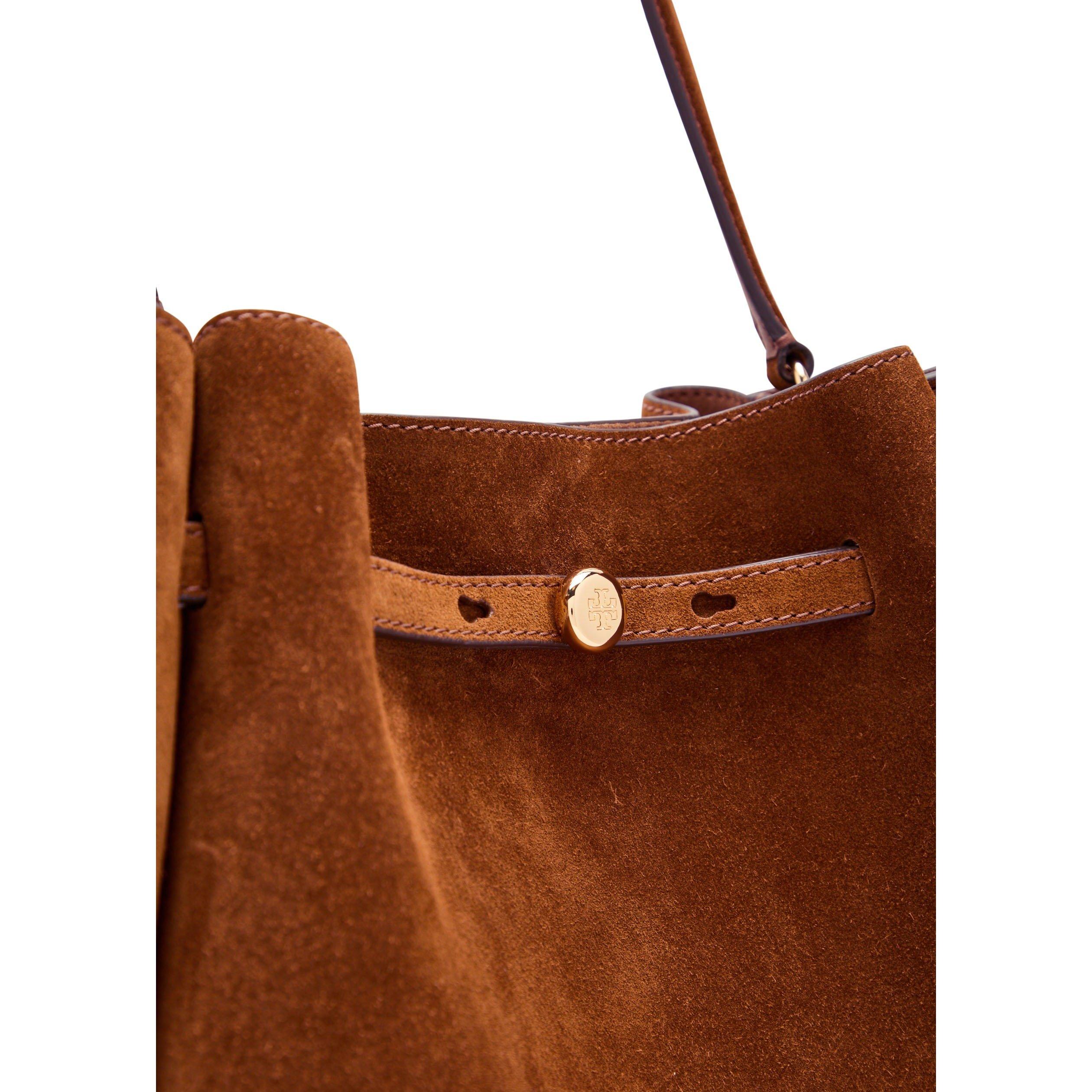 Tory Burch Romy Suede Large Bucket Bag