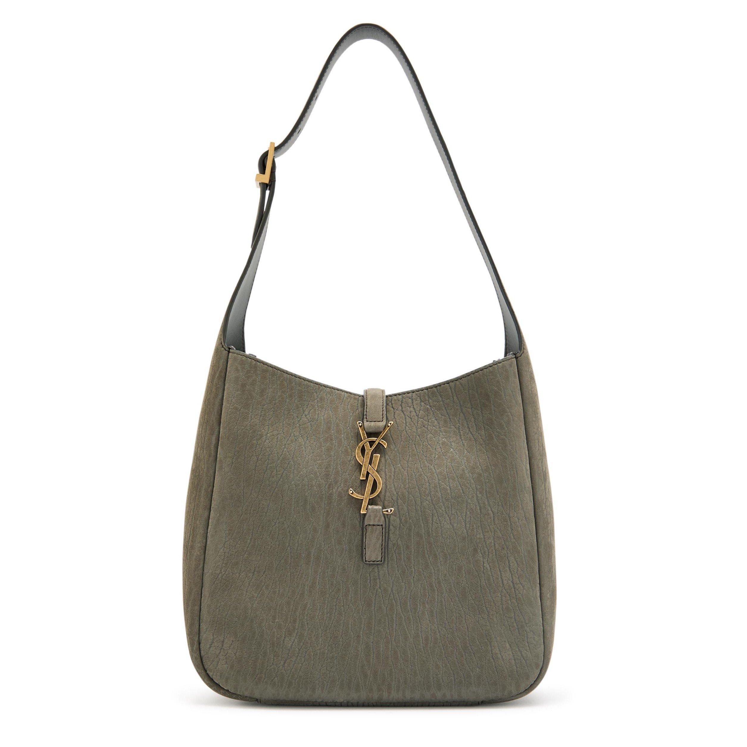 Saint Laurent Women's Le 5à7 Small Suede Hobo Bag
